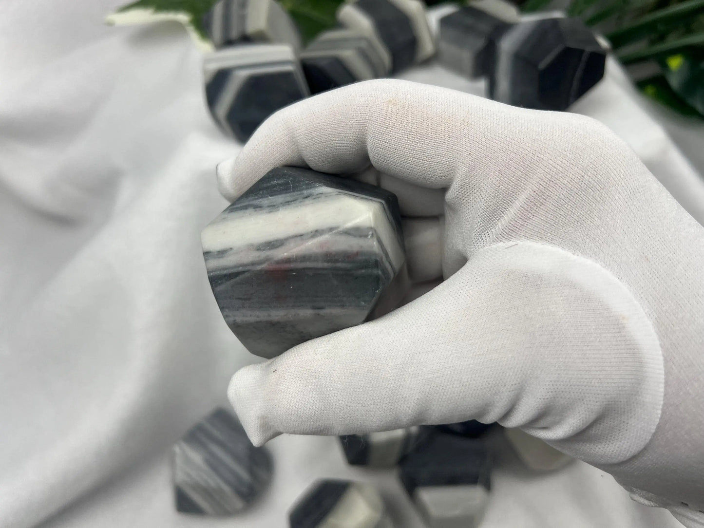 Taiji Jade Free Form Stone: Polished Worry Stone, Home Decor Home Decor Worry Pocket Stress Anxiety Palm Stone
