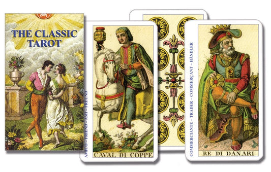 The Classic Tarot Deck by Lo Scarabeo Fully Licensed Original Inclusive Tarot Deck Guidebook Collector Edition Birthday Gift Student Worry