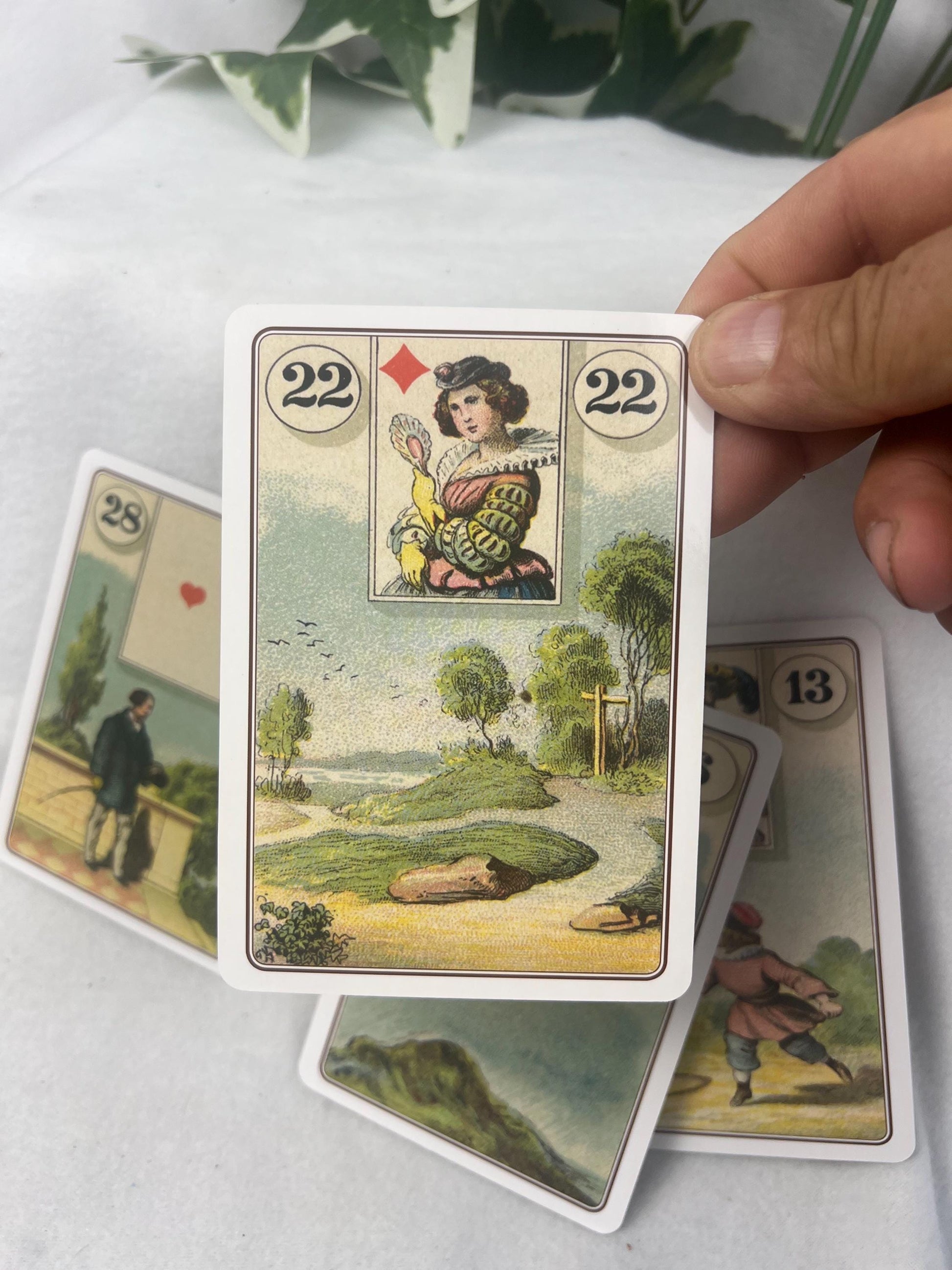 The Lenormand Oracle Card Deck Guidebook 36 Cards Fully Licensed Special Gift Fortune Lo Scarabeo Home Decor Historical Historical Napolean
