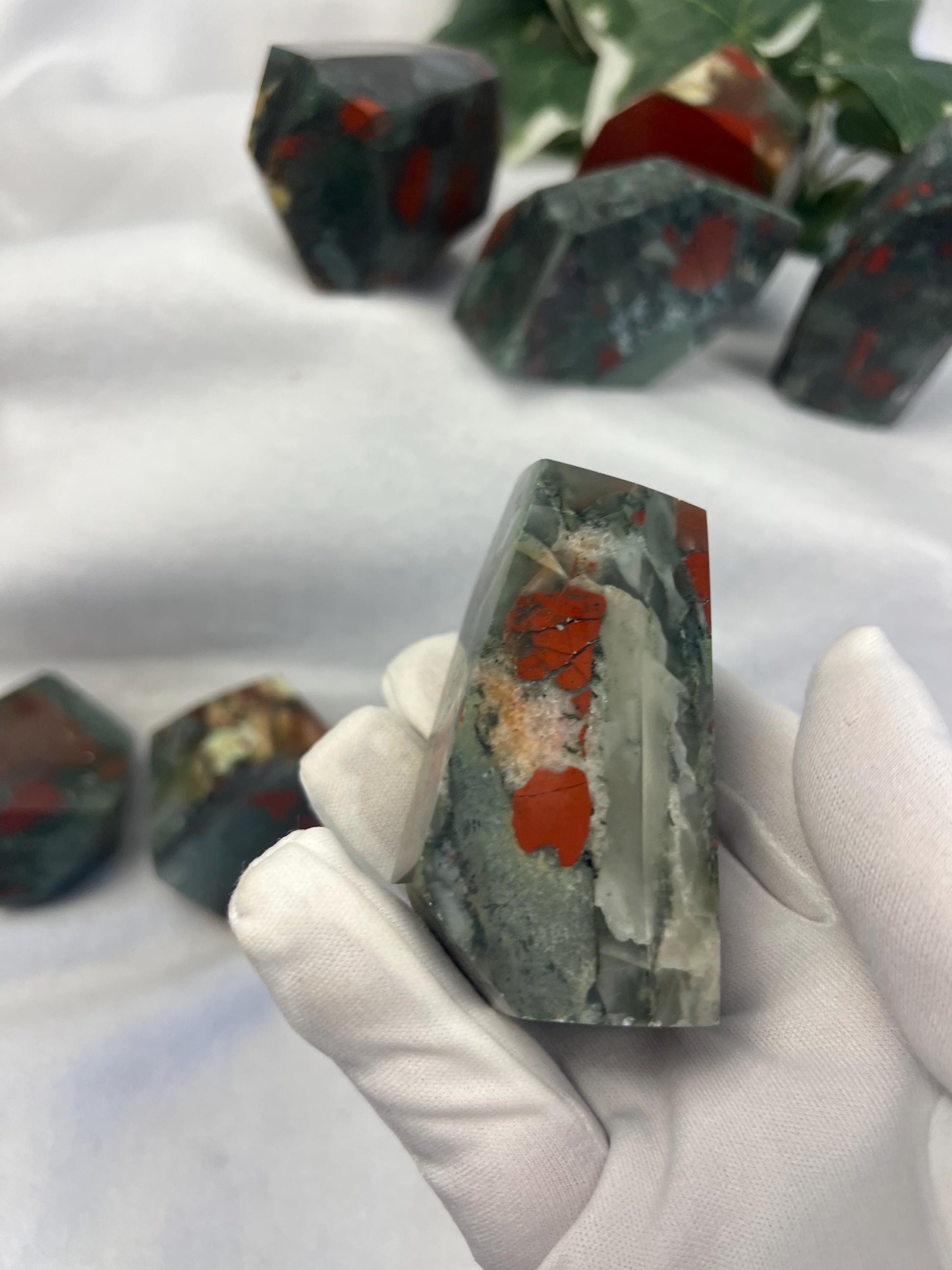 Egyptian Brecciated Jasper Natural Palm Free Form Polished Carved Crystal Distraction Home Decor Worry Stress Relief Anxiety Gift Birthday