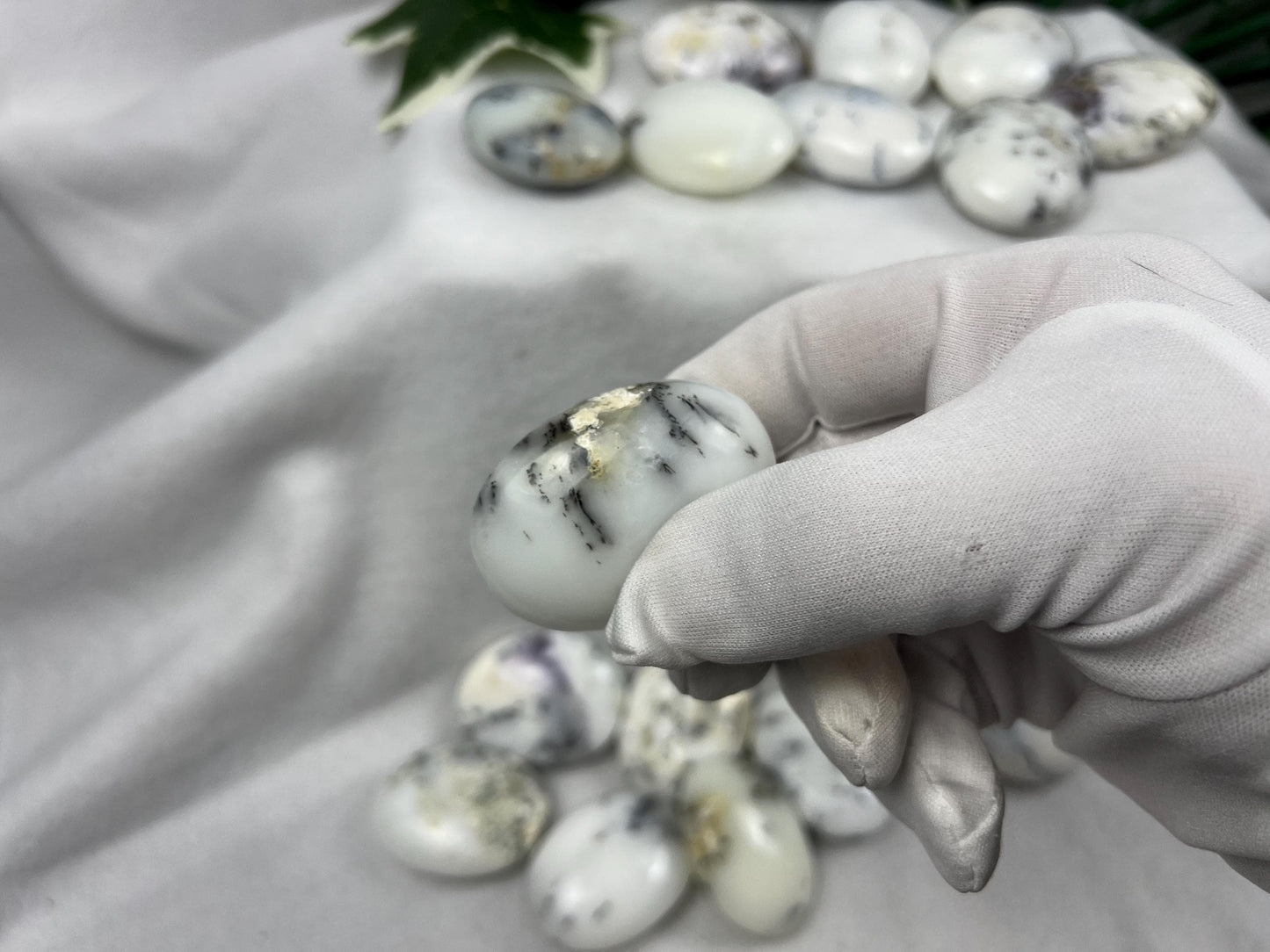 Moroccan Dendritic Calcite Fossil Full Sized Palm Stones Palm Pocket Stress Anxiety Relief Distraction Home Decor Gift Birthday Christmas
