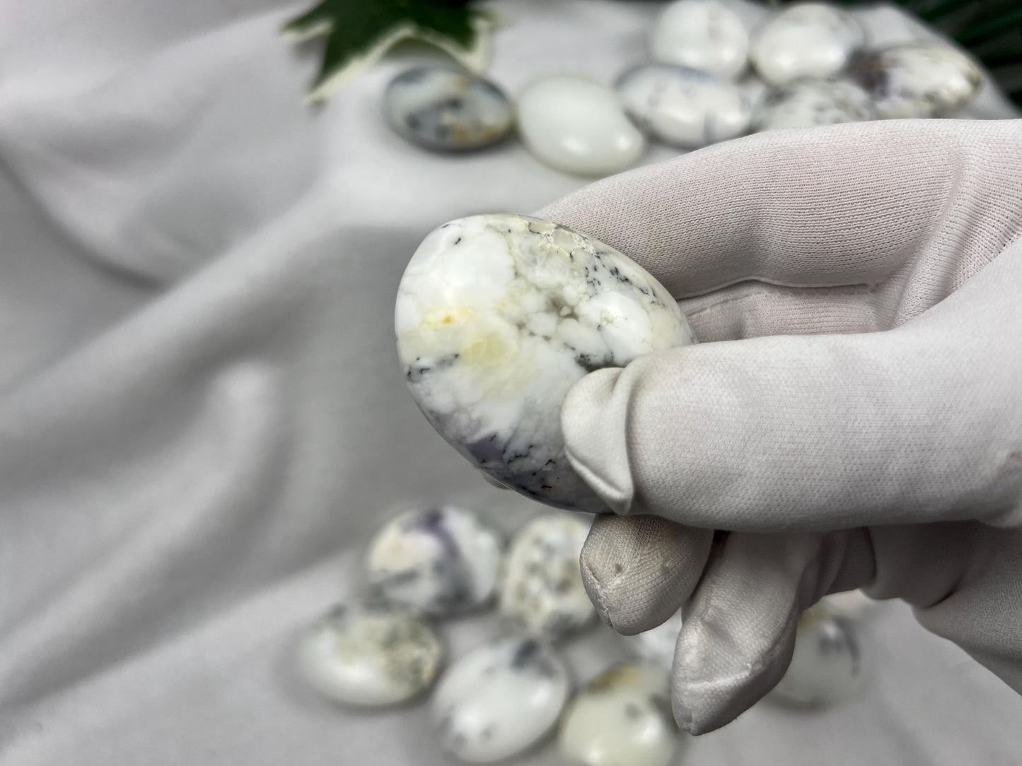 Moroccan Dendritic Calcite Fossil Full Sized Palm Stones Palm Pocket Stress Anxiety Relief Distraction Home Decor Gift Birthday Christmas