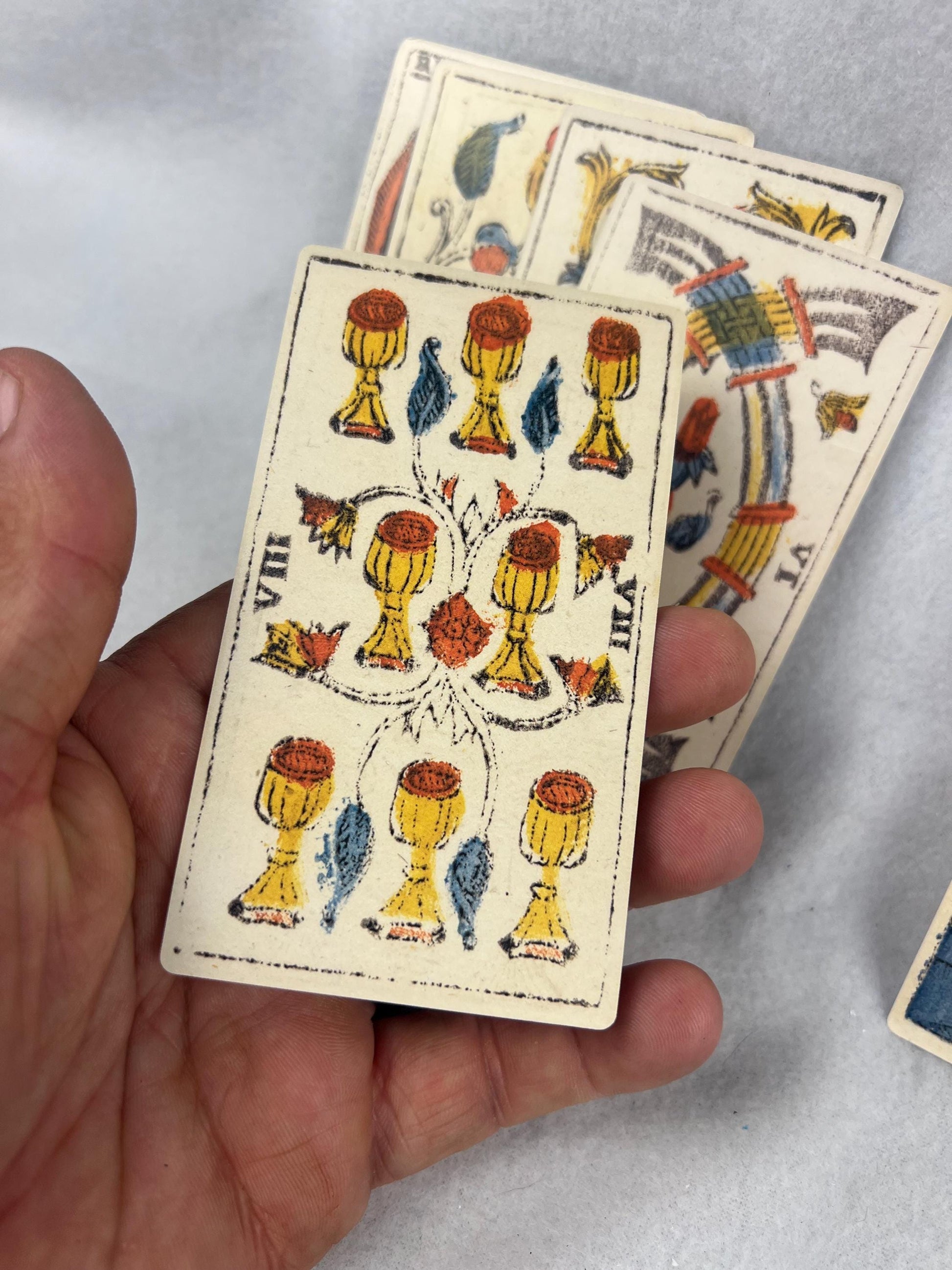 Tarocchi Marsigliesi Fratelli Recchi Torino 1830 Lo Scarabeo Antiqua 78 Cards Fully Licensed Original Inclusive Tarot Guidebook Meditation
