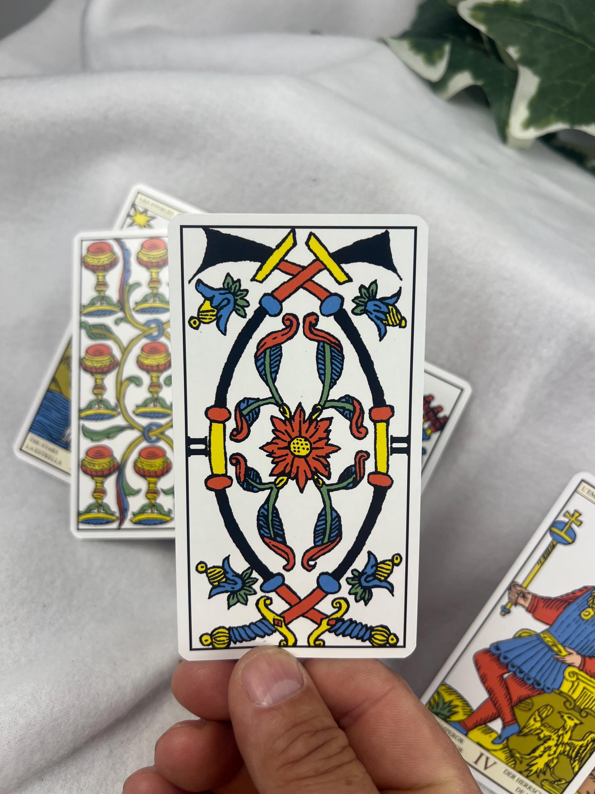Marseille Tarot Series Tarot Deck Guidebook Cards Fully Licensed and Original and Guidebook Special Gift Game Fortune Lo Scarabeo Home Decor