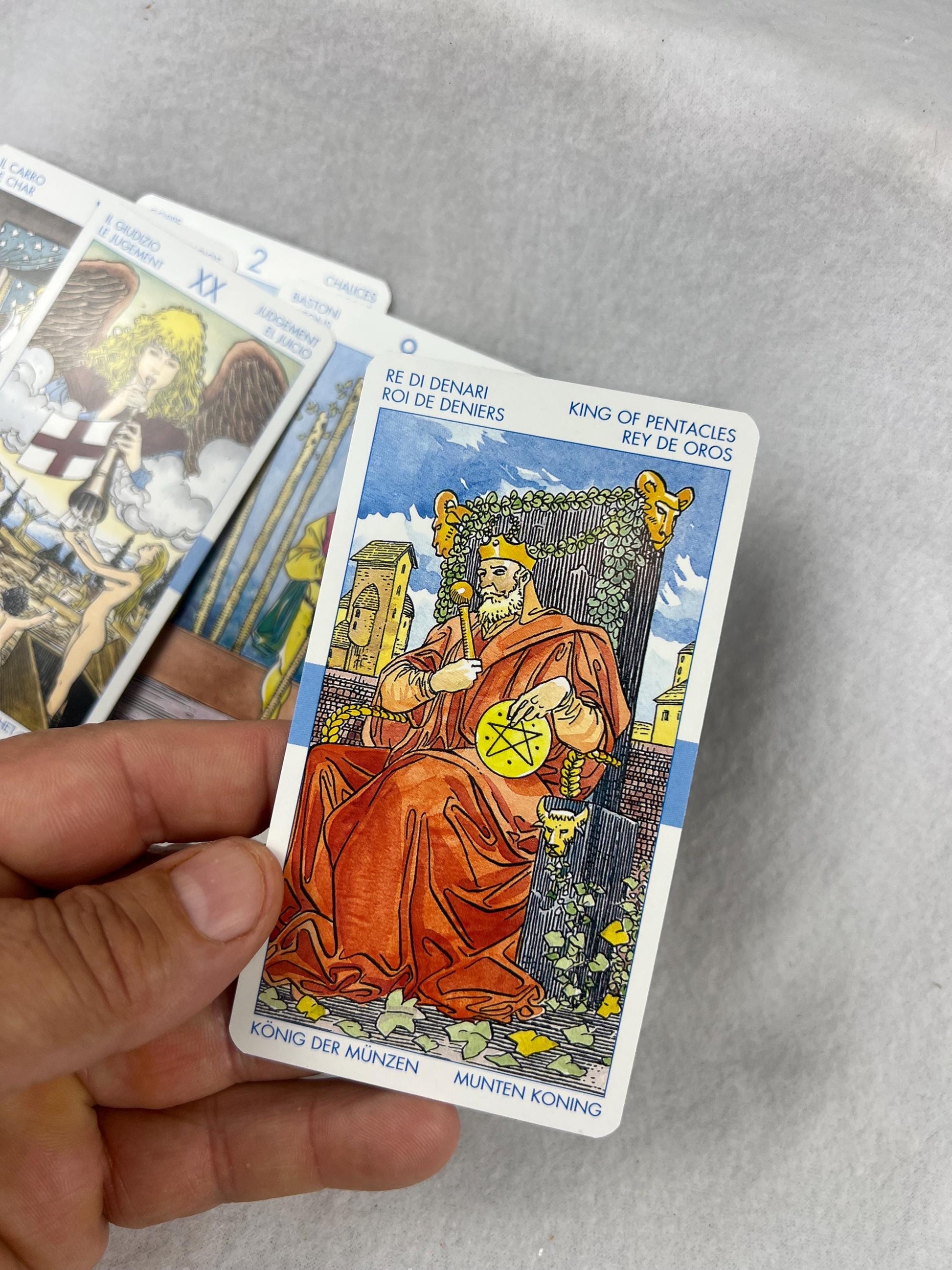 The Universal Tarot Deck by Waite, Angelis, Lo Scarabeo Cards Fully Licensed and Original Tarot Deck Special Gift Game Fortune Scrying
