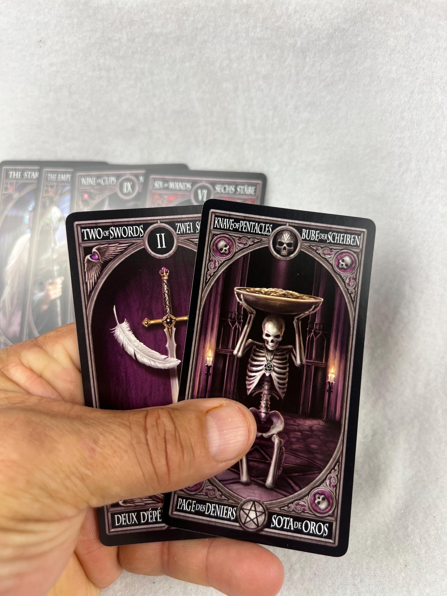 Anne Stokes Gothic Tarot Deck Original Fully Licensed Birthday 78 Card Xmas Gift Home Decor Birthday Card Game Gift Meditation Christmas
