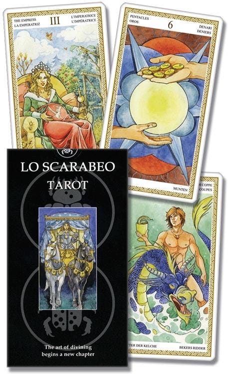 The Three Tradition Lo Scarabeo Tarot Deck Fully Licensed Original Inclusive Tarot Deck Guidebook Collector Edition Birthday Gift Student