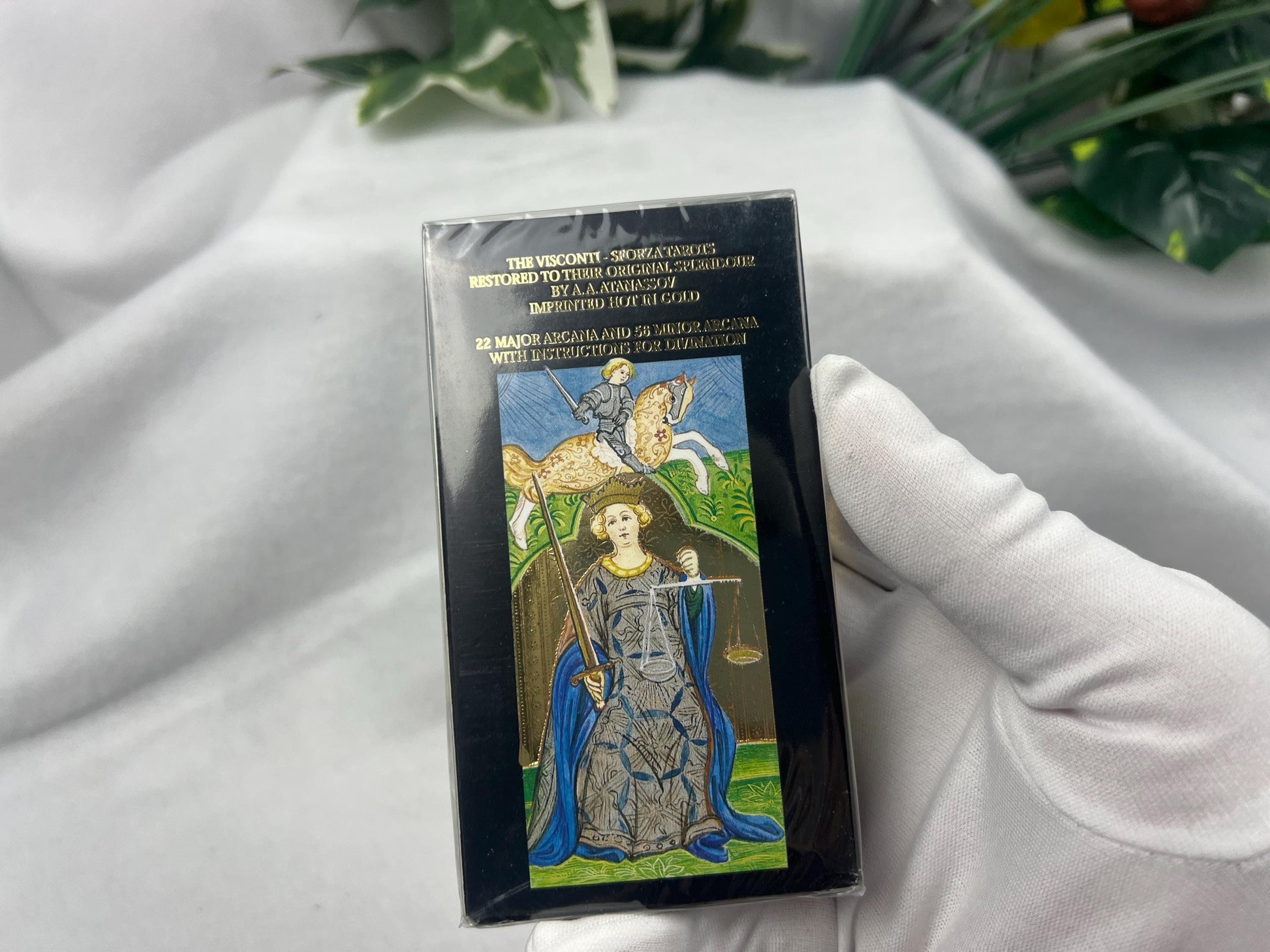 The Gold Visconti 1450 a.d Milan Tarot Deck Fully Licensed Original Inclusive Tarot Deck Guidebook Collector Edition Birthday Gift Student