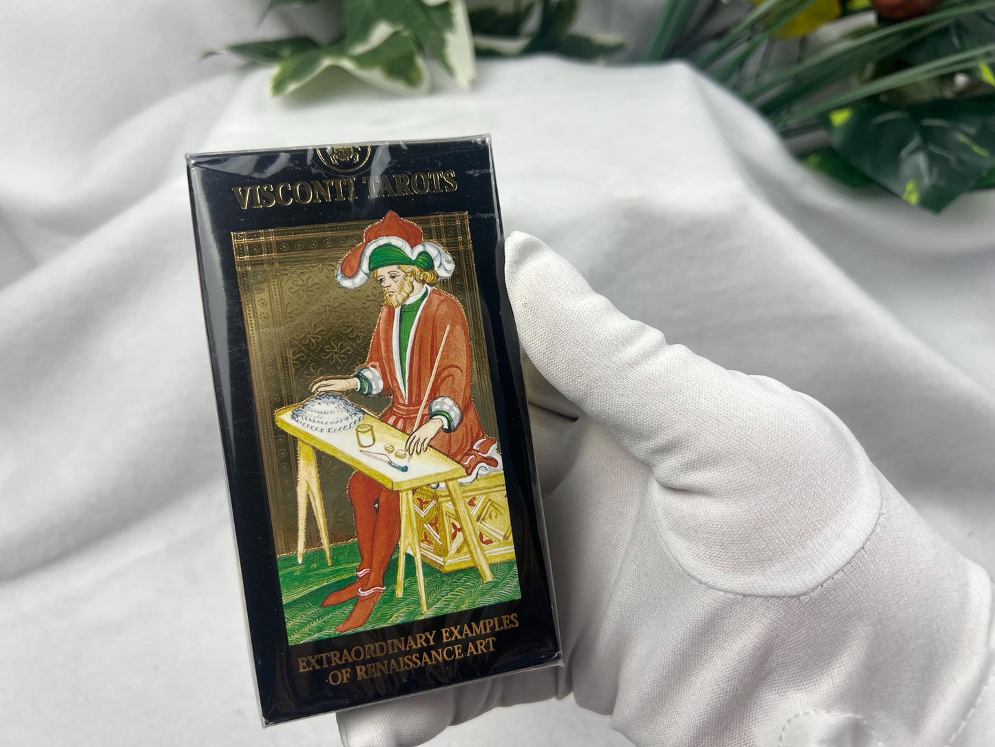The Gold Visconti 1450 a.d Milan Tarot Deck Fully Licensed Original Inclusive Tarot Deck Guidebook Collector Edition Birthday Gift Student