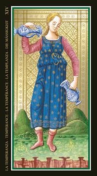 Gold Visconti 1450 Milan Tarot Deck 78 Cards Fully Licensed and Original Inclusive Tarot Deck Guidebook Home Decor Gift