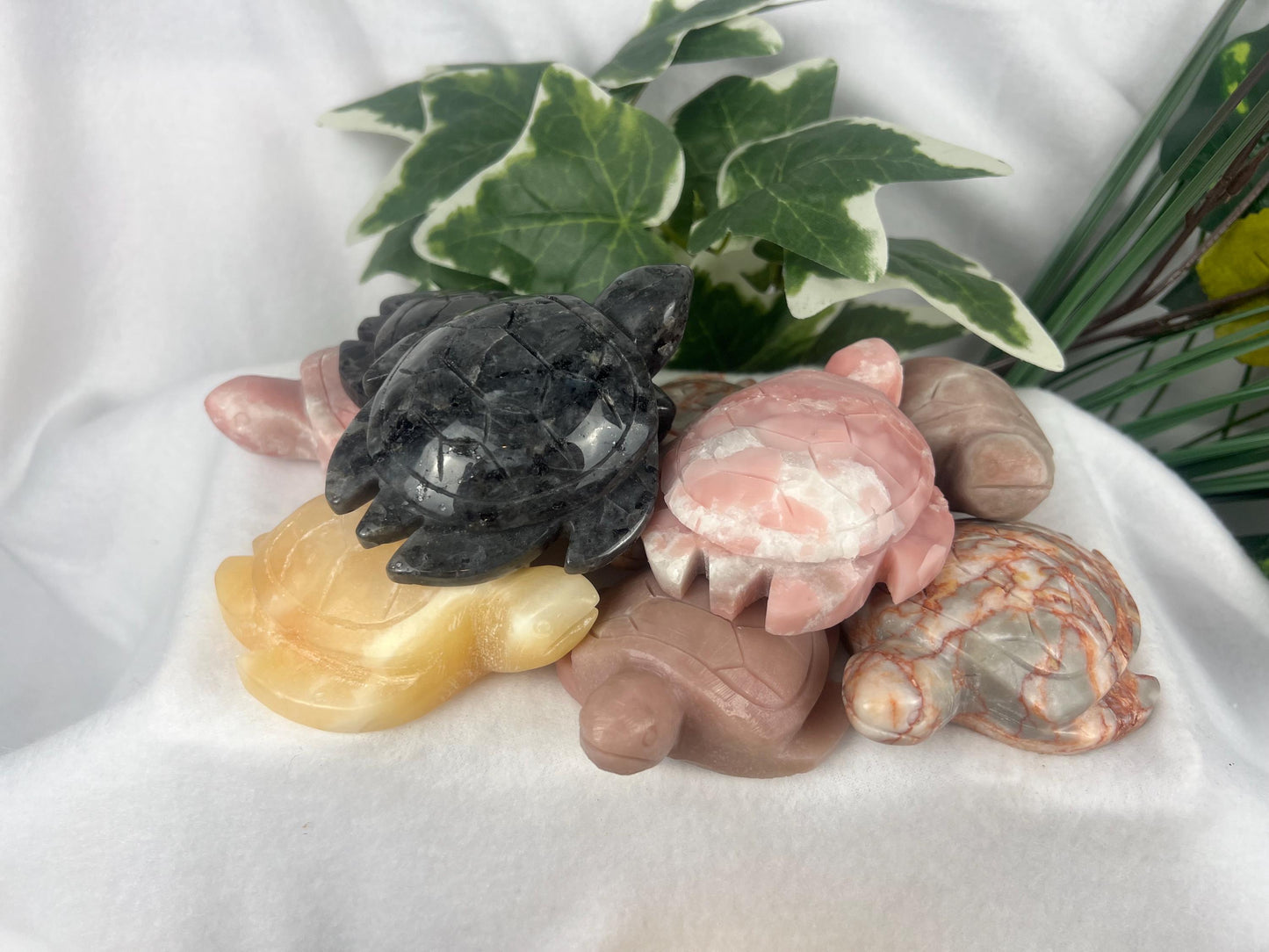 Peruvian Sea Turtle Crystal Carving Polished Natural Home Decor Christmas Birthday Statue Crystal Gemstone Meditation Feng Shui Christmas