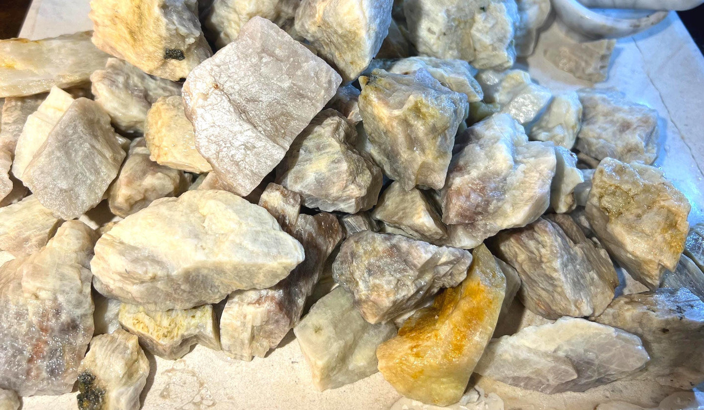 Natural Blue Moonstone Raw Untreated Stones Arts Home Decor Wholesale minerals School Project Christmas Xmas Home Decor Gift Crafting