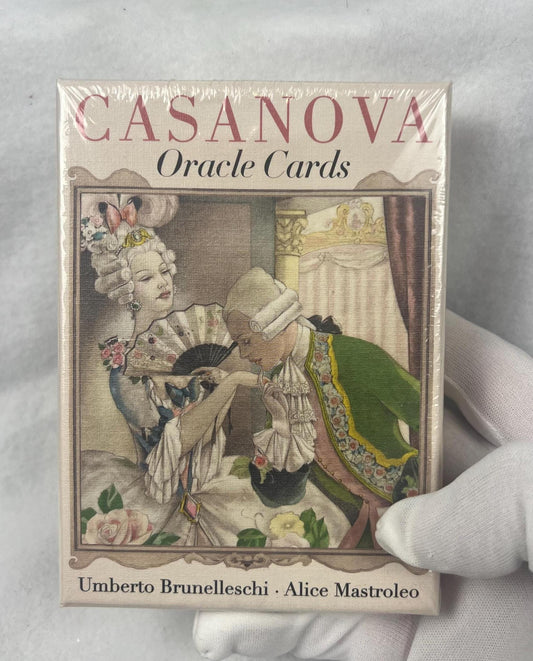Casanova Oracle Deck with 128-page Guidebook 32 Large Cards Fully Licensed Special Gift Fortune Lo Scarabeo Home Decor Historical Artistic