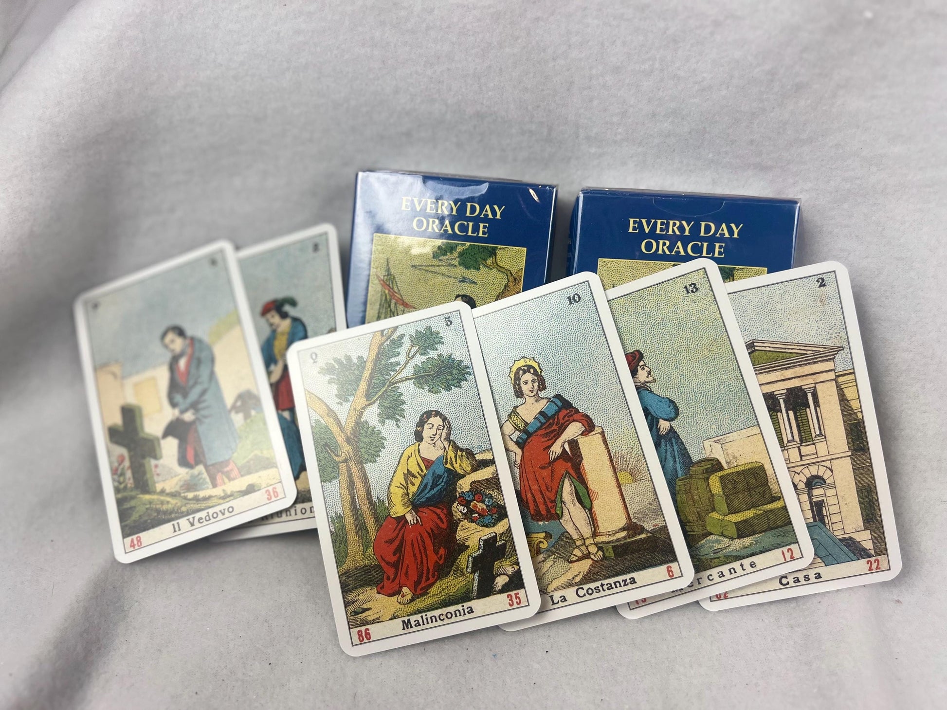 The Italiana Oracle Deck Guidebook 54 Cards Fully Licensed Special Gift Fortune Lo Scarabeo Home Decor Historical Artistic Tarot Historical