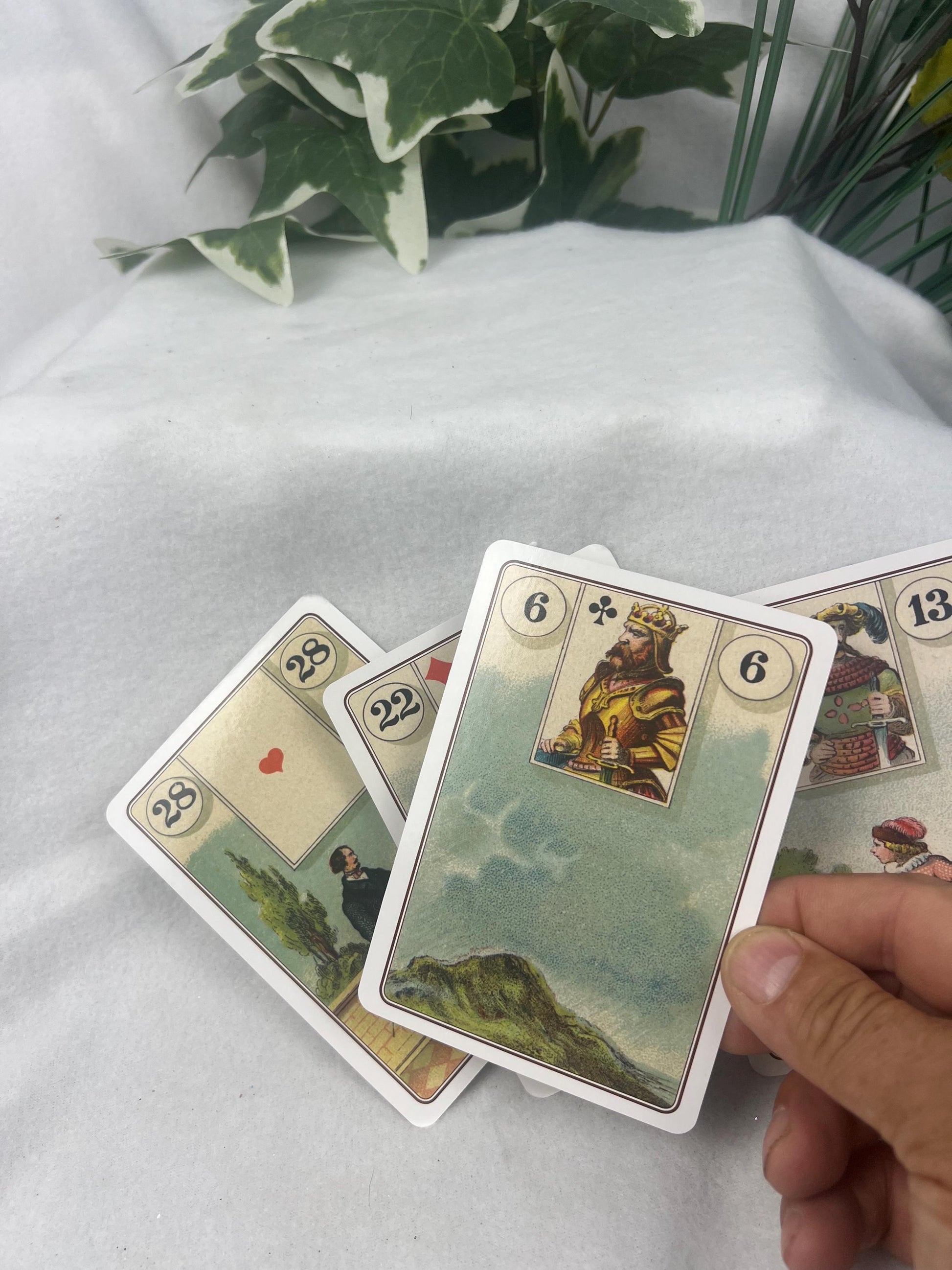 The Lenormand Oracle Card Deck Guidebook 36 Cards Fully Licensed Special Gift Fortune Lo Scarabeo Home Decor Historical Historical Napolean