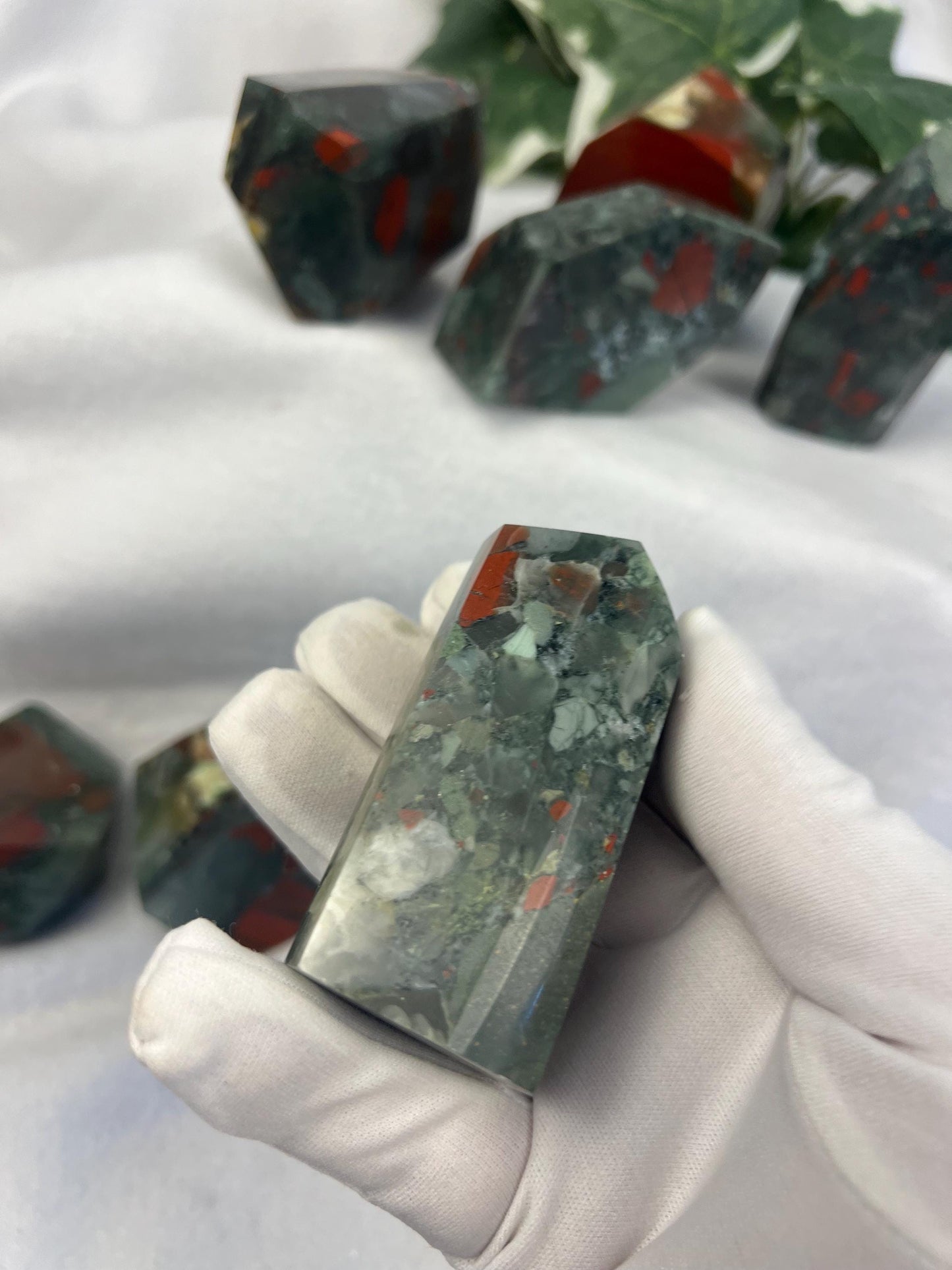 Egyptian Brecciated Jasper Natural Palm Free Form Polished Carved Crystal Distraction Home Decor Worry Stress Relief Anxiety Gift Birthday
