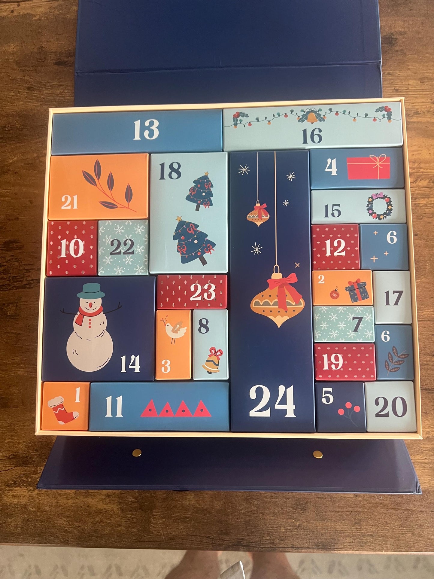 Christmas Crystal Advent Custom Calendar Craft Case Wellness Spiritual Project Gift Boxes Art Painting Picture Craft Holiday Xmas