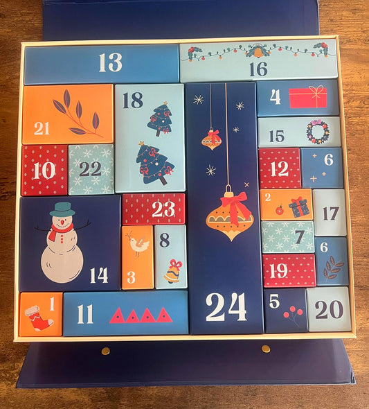 Christmas Crystal Advent Custom Calendar Craft Case Wellness Spiritual Project Gift Boxes Art Painting Picture Craft Holiday Xmas