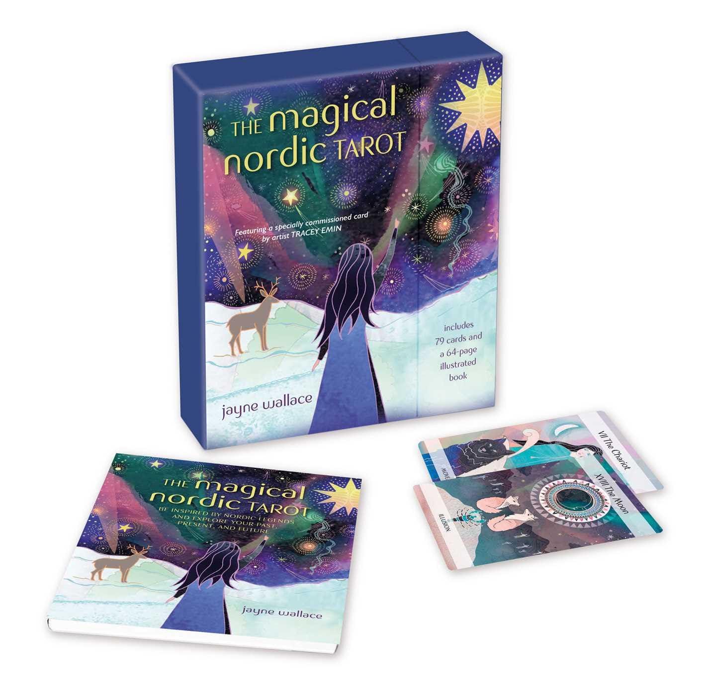 The Magical Nordic Tarot Includes a full deck of 78 cards Home Decor Christmas Xmas Gift Tarot Deck