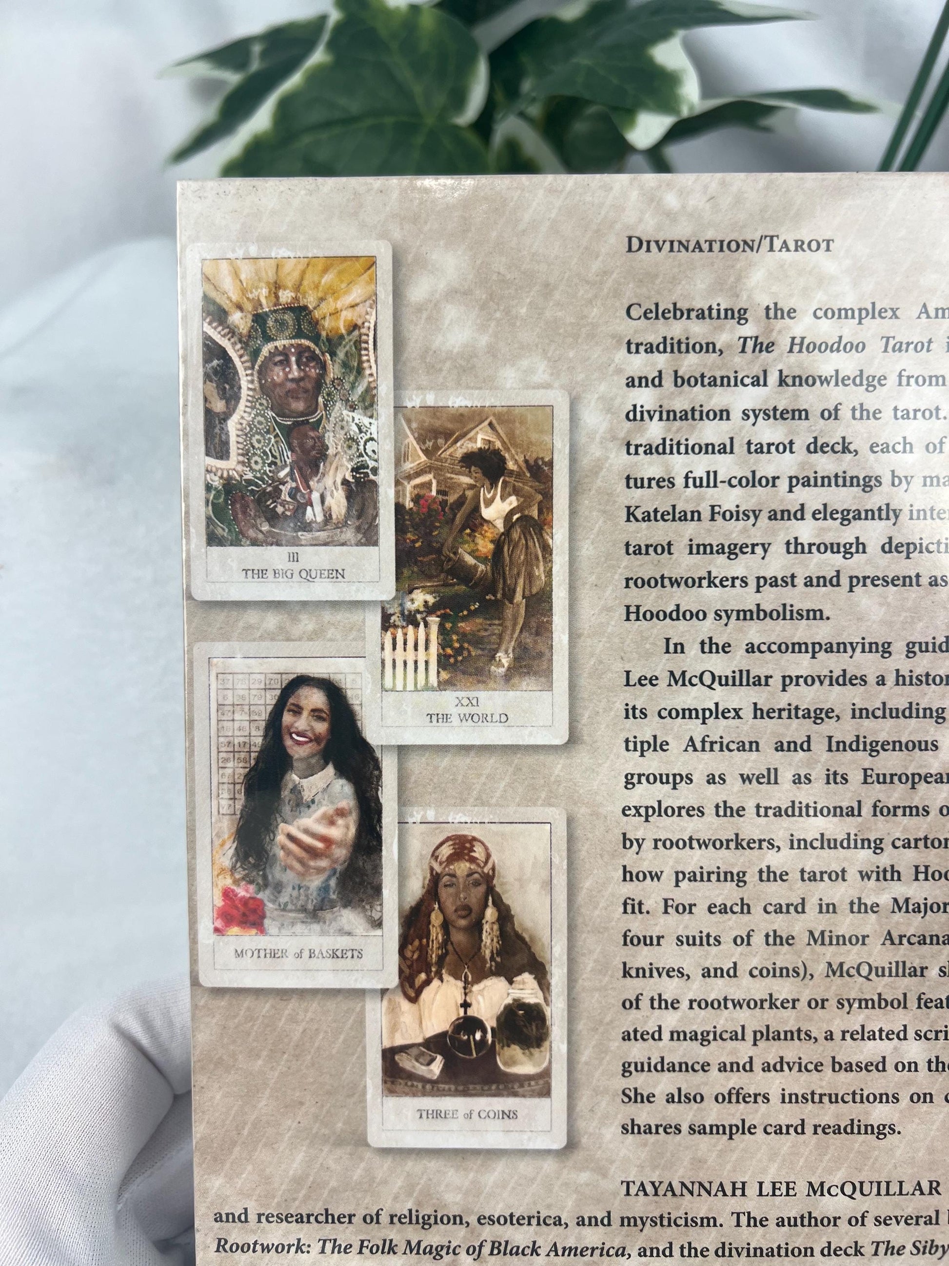 Hoodoo Tarot Deck Root Workers 78 Cards Guidebook Mcquillar Inclusive Deck Fully Licensed Original Inclusive Tarot & Guidebook Gift Xmas