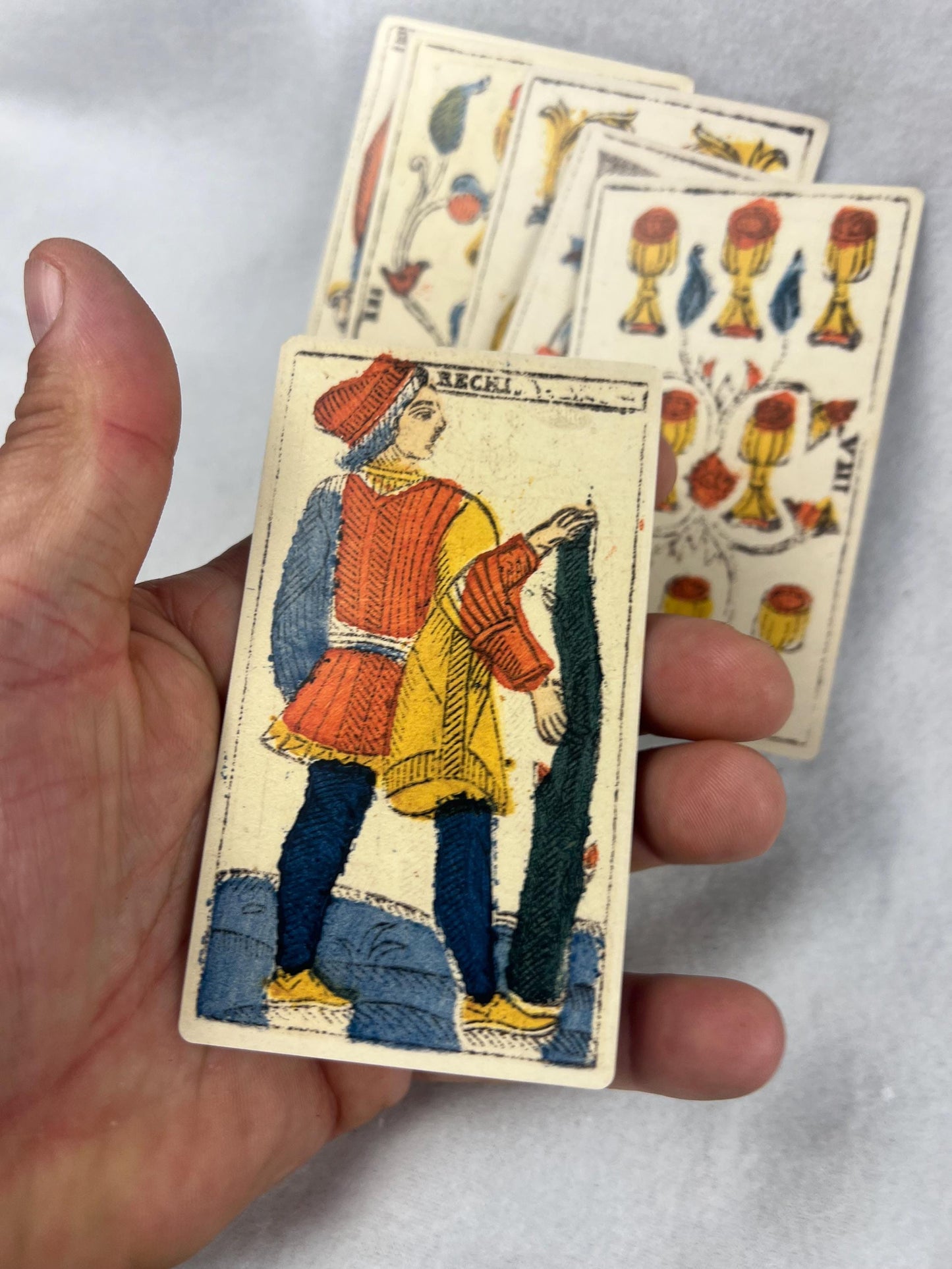 Tarocchi Marsigliesi Fratelli Recchi 1830 78 Cards Fully Licensed and Original Inclusive Tarot Deck Guidebook Home Decor Gift