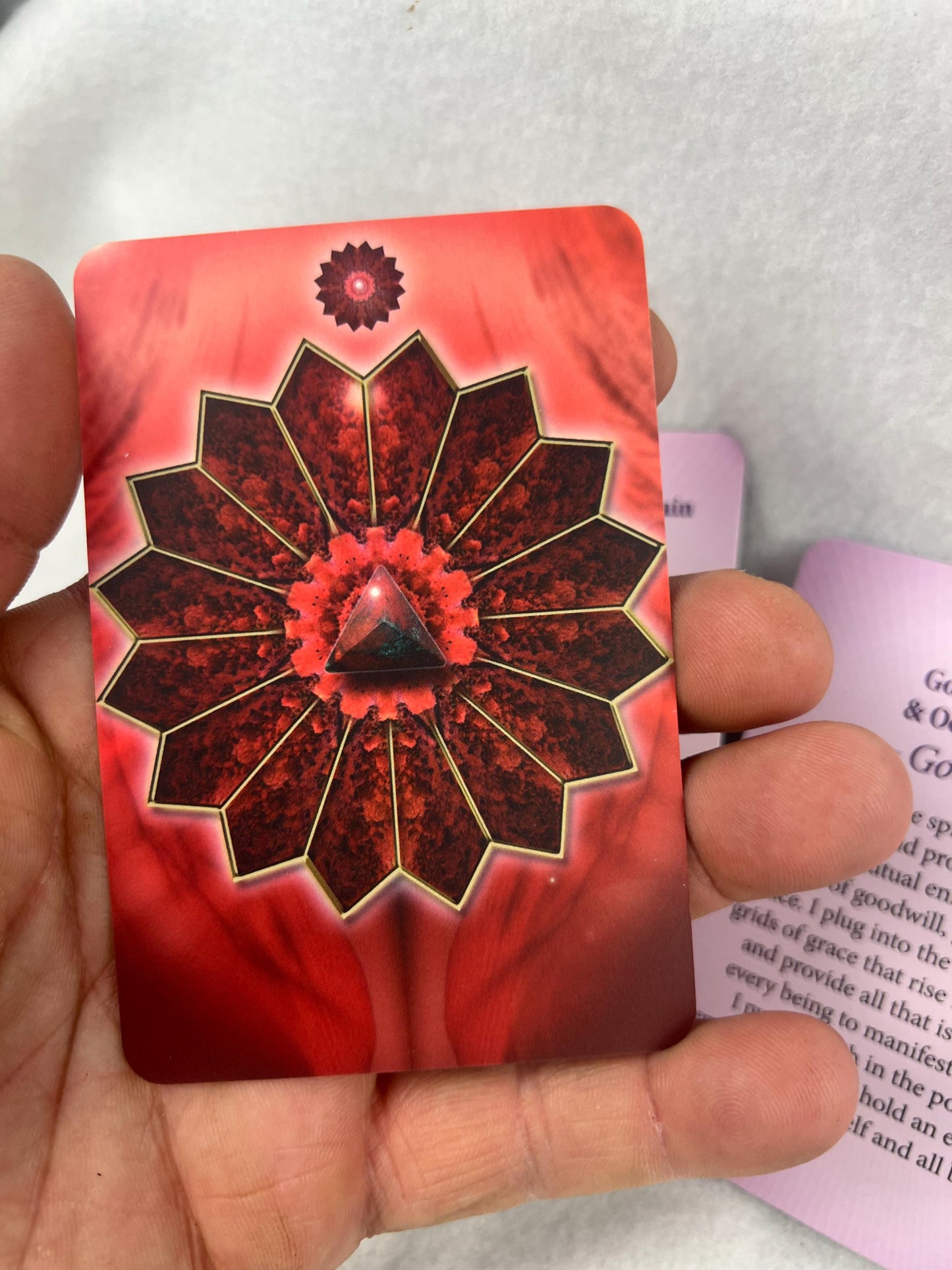 Crystal Activation Mandala Cards Fully Licensed and Original Inclusive Tarot Deck Guidebook Home Decor Gift