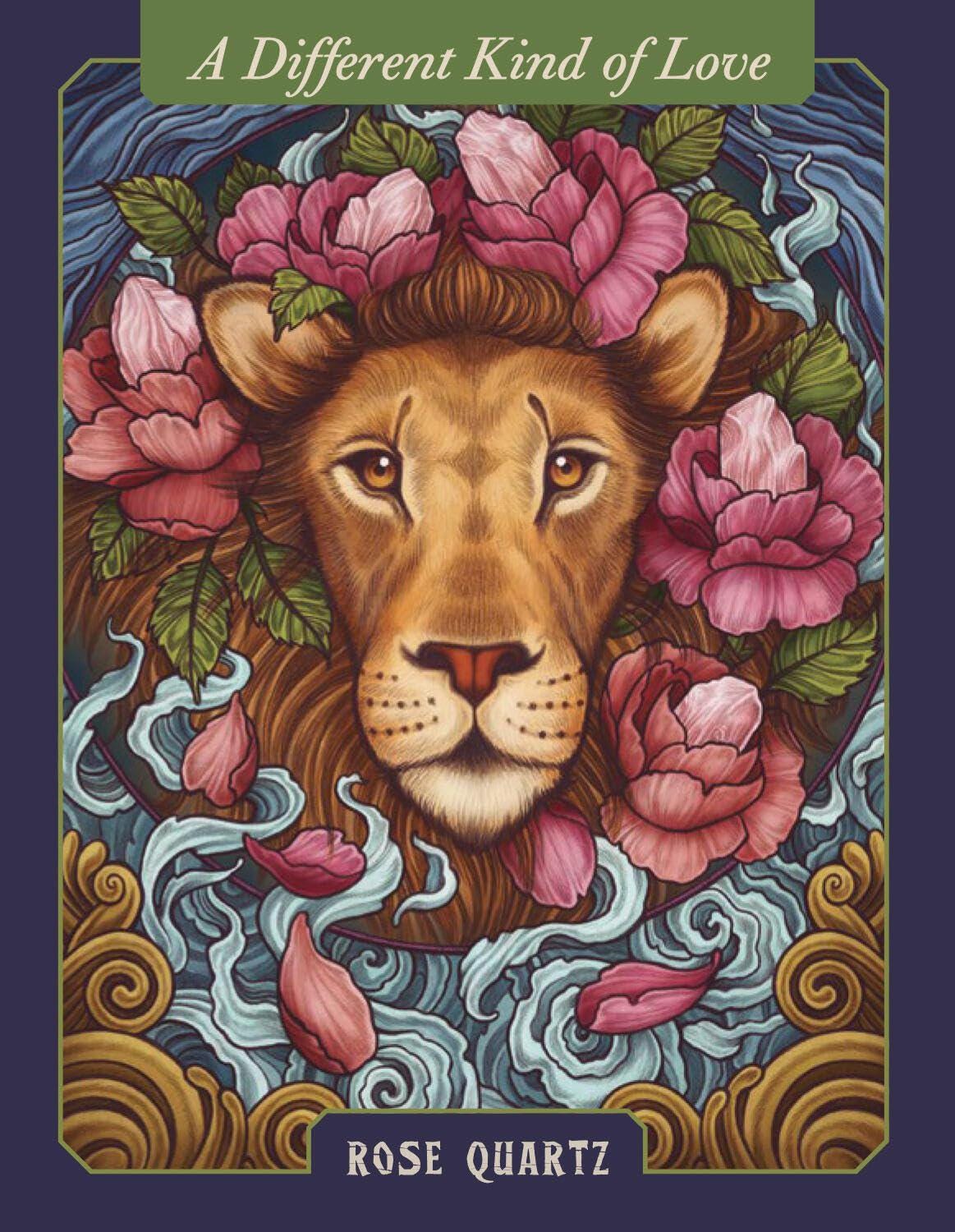 The Illustrated Crystallary Oracle Cards Home Decor Worry Prayer Anxiety Distraction 36-Card Deck of Magical Gems and Minerals Wild Wisdom
