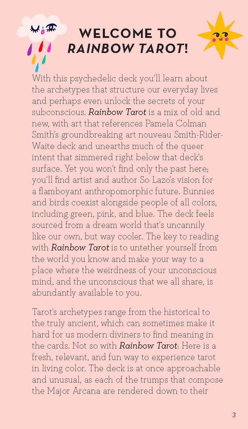 Rainbow Tarot 78 Cards & Guidebook Inclusive Deck LGBTQ Cards Fully Licensed Original Inclusive Tarot Deck and Guidebook Queer