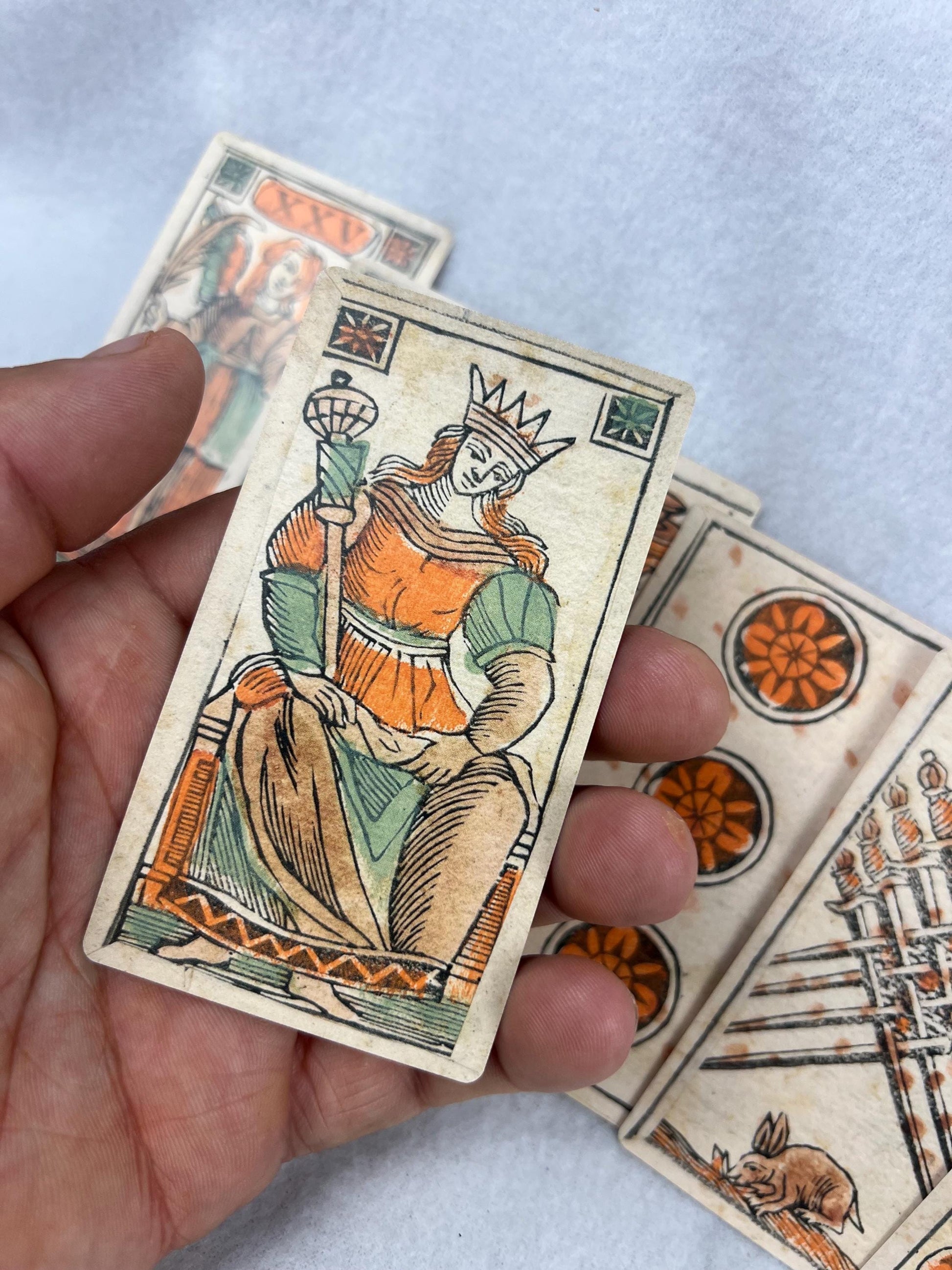 Minchiate Al Cigno Bologna 1775 CA 78 Tarot Card Deck Original Fully Licensed Birthday Christmas Xmas Gift Home Decor Birthday Card Game