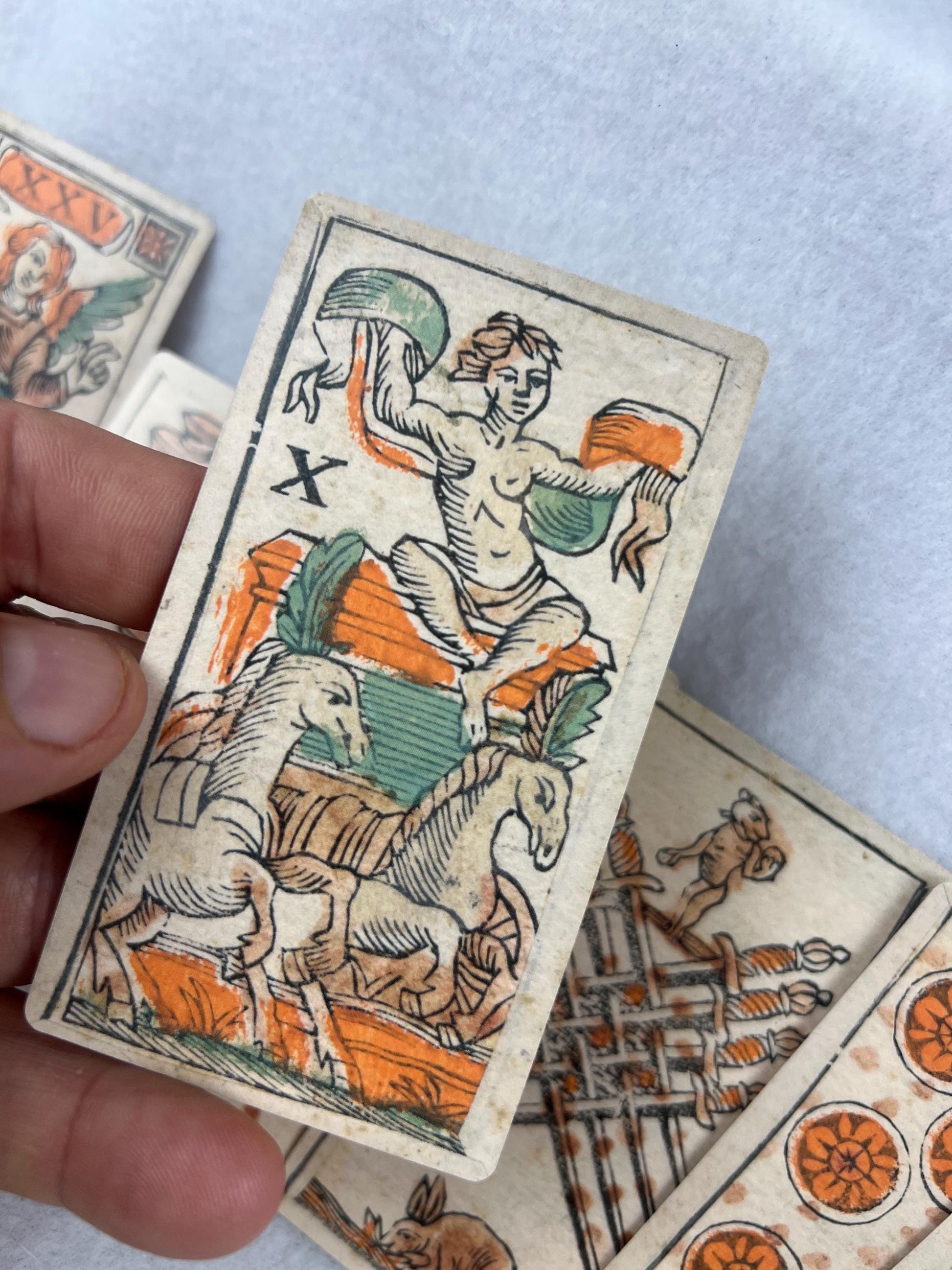Minchiate Al Cigno Bologna 1775 CA 78 Tarot Card Deck Original Fully Licensed Birthday Christmas Xmas Gift Home Decor Birthday Card Game