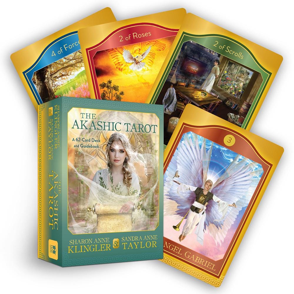 The Akashic Tarot 62 card Deck and Guidebook Fully Licensed and Original Inclusive Original Tarot Guidebook Home Decor Christmas Gift