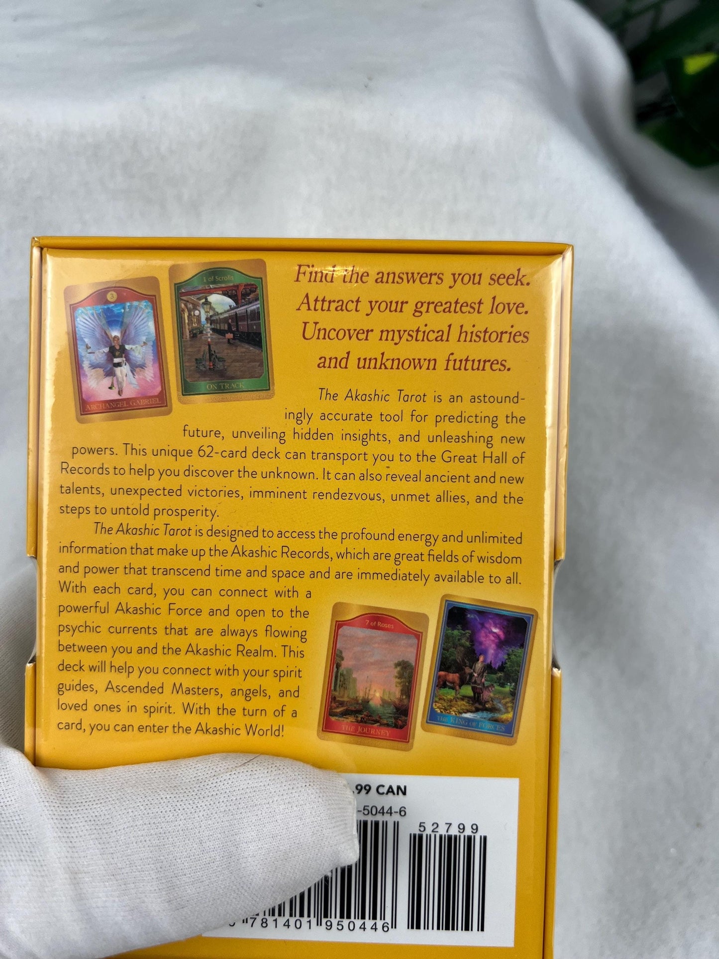The Akashic Tarot 62 card Deck and Guidebook Fully Licensed and Original Inclusive Original Tarot Guidebook Home Decor Christmas Gift