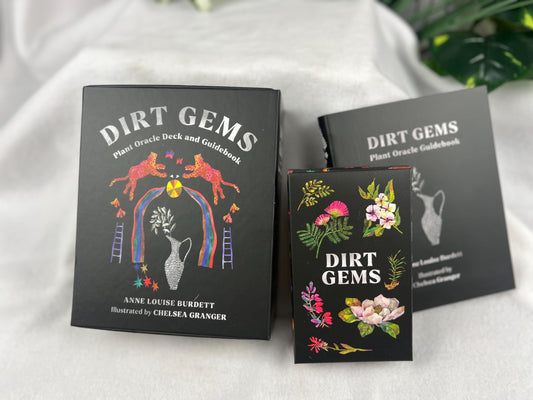 Dirt Gems Plant Oracle Deck and Guidebook Fully Licensed and Original Inclusive Original Tarot Guidebook Home Decor Christmas Gift Birthday-