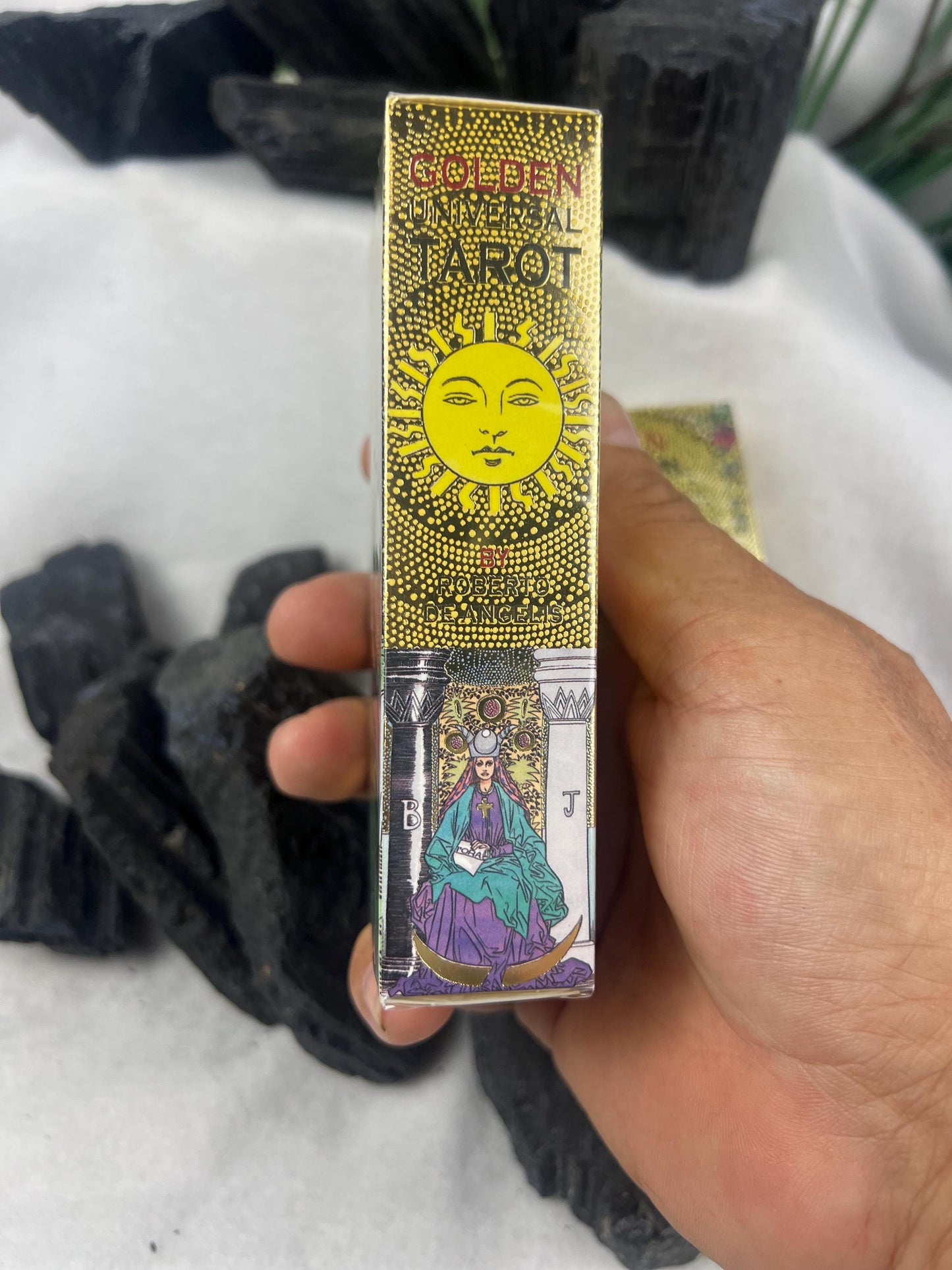 The Golden Universal Tarot Deck by Waite Angelis Lo Scarabeo Cards Fully Licensed and Original Tarot Deck Special Gift Game Fortune Scrying