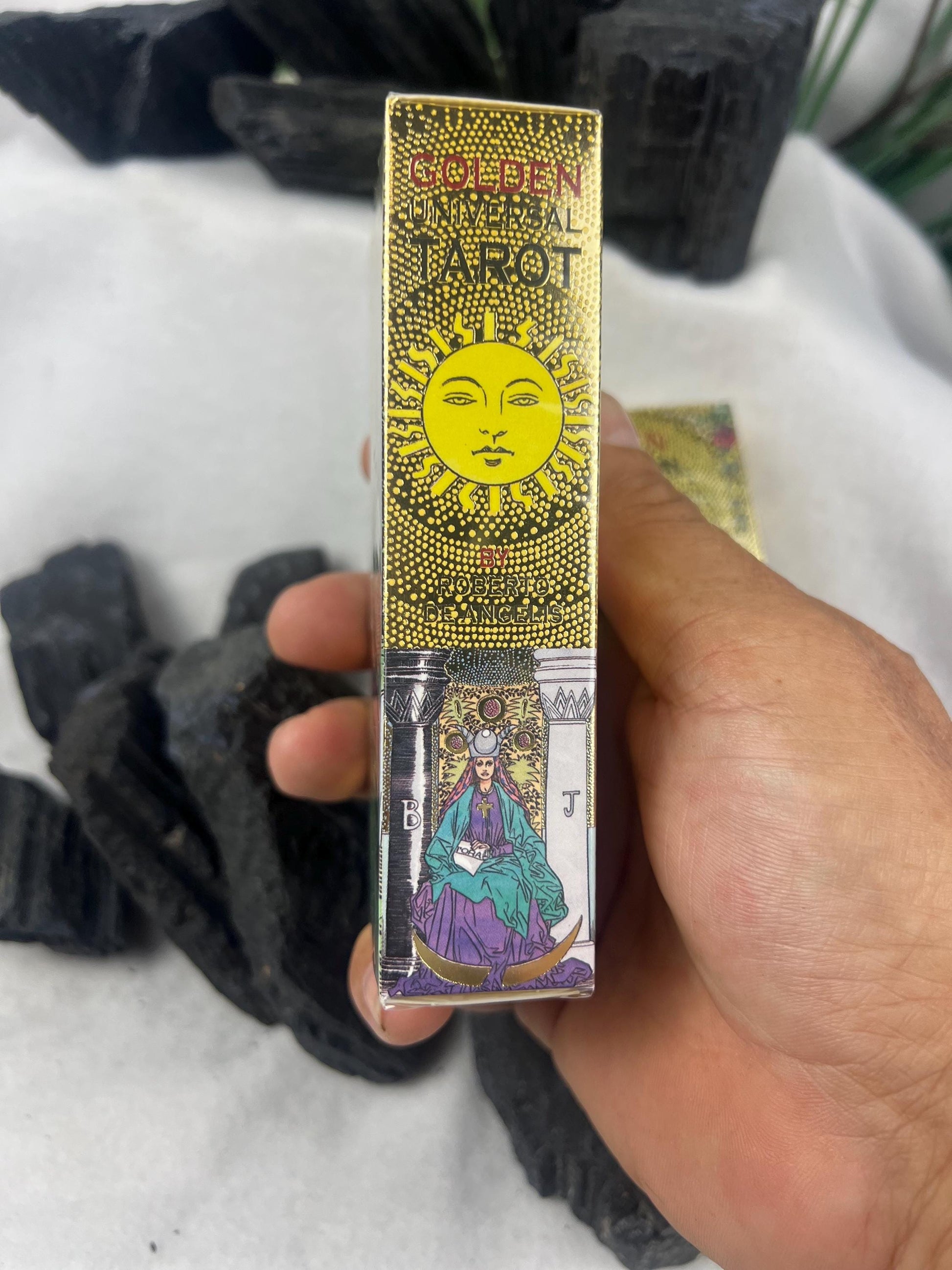 The Golden Universal Tarot Deck by Waite Angelis Lo Scarabeo Cards Fully Licensed and Original Tarot Deck Special Gift Game Fortune Scrying