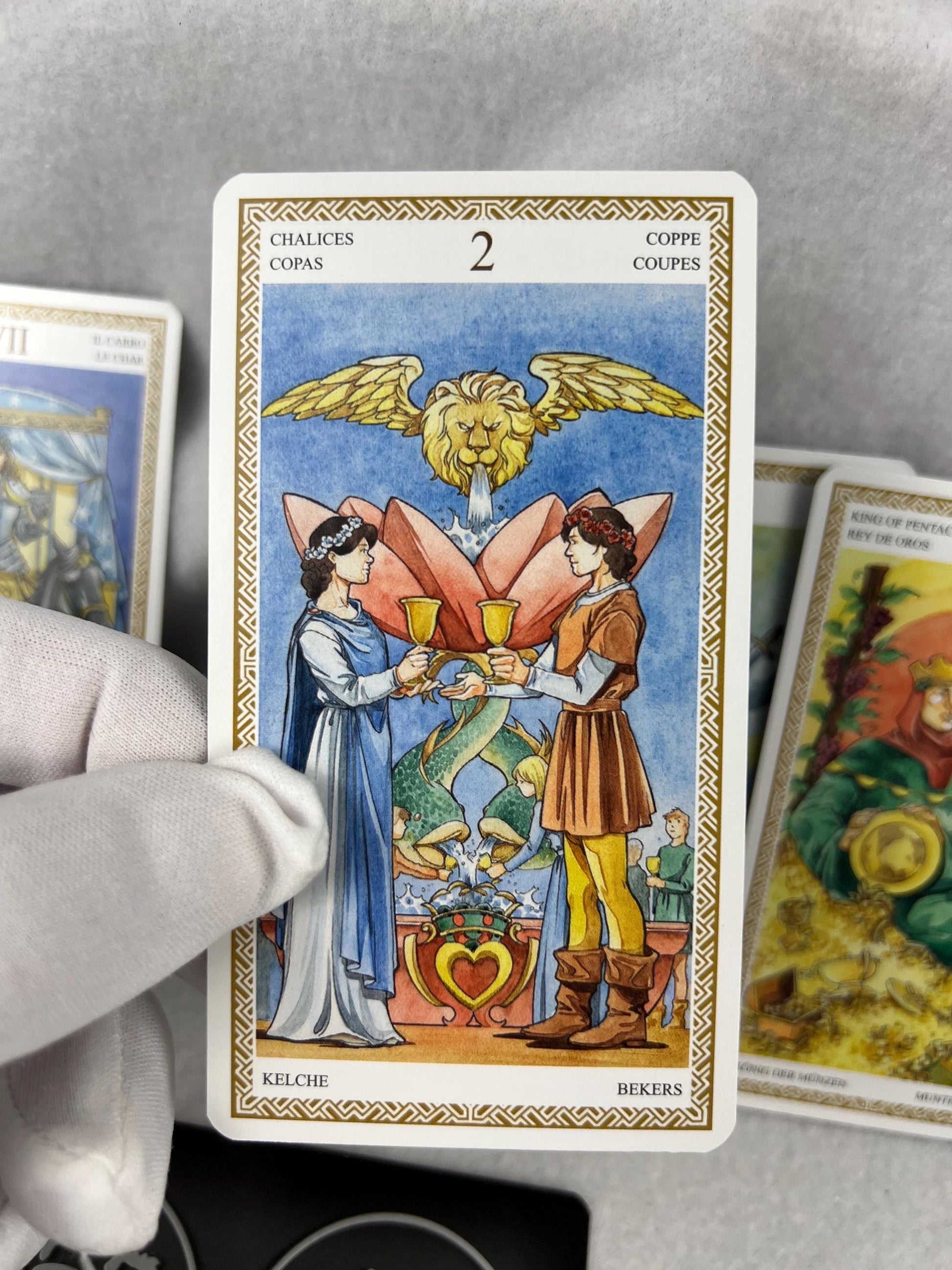 The Three Tradition Lo Scarabeo Tarot Deck Fully Licensed Original Inclusive Tarot Deck Guidebook Collector Edition Birthday Gift Student