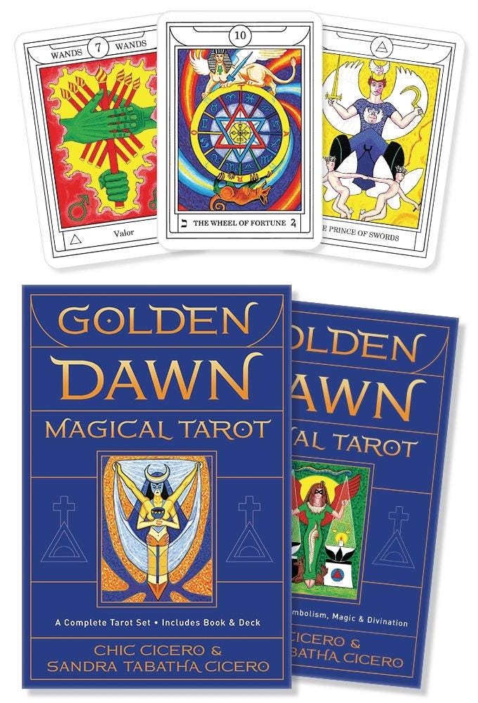 The Magical Dawn Tarot Deck Chic Cicero 78 card Original Fully Licensed Artwork Gift Birthday Christmas Tarot Card Game Home Decor Xmas Gift