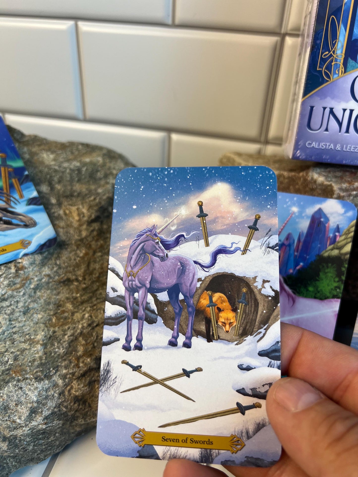 Celestial Unicorn Tarot Deck and Guidebook 78 Cards Fully Licensed and Original Inclusive Tarot Deck Guidebook Home Decor Gift