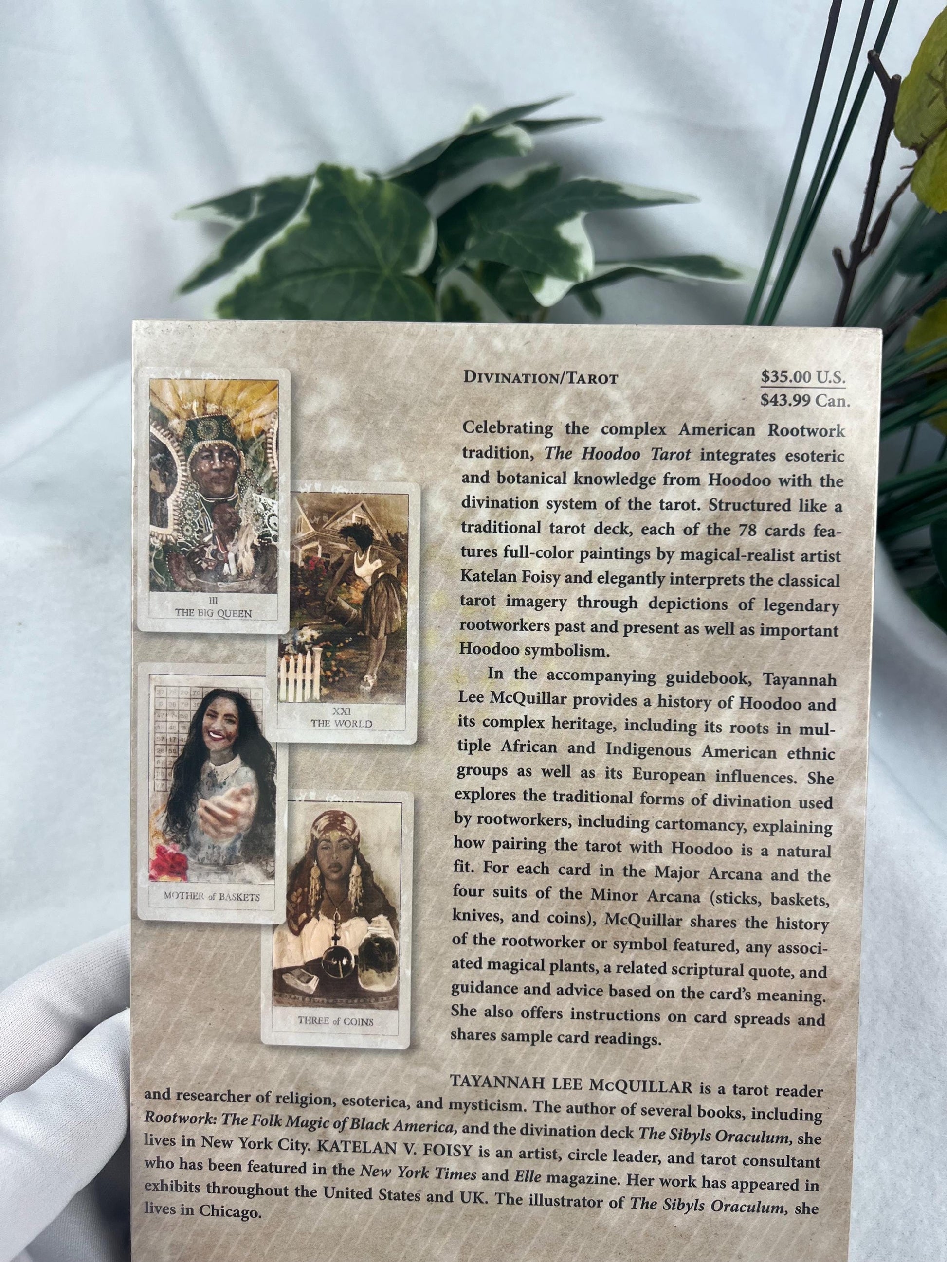 Hoodoo Tarot Deck Root Workers 78 Cards Guidebook Mcquillar Inclusive Deck Fully Licensed Original Inclusive Tarot & Guidebook Gift Xmas