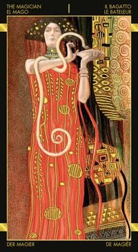 Golden Tarot of Klimt Tarot Deck Lo Scarabeo Cards Fully Licensed and Original Special Gift Game Fortune Scrying Home Decor Christmas Xmas