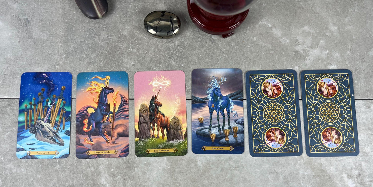 The Celestial Unicorn Tarot Deck and Guidebook Cards Fully Licensed and Original Inclusive Tarot Deck and Guidebook Special Commissioned