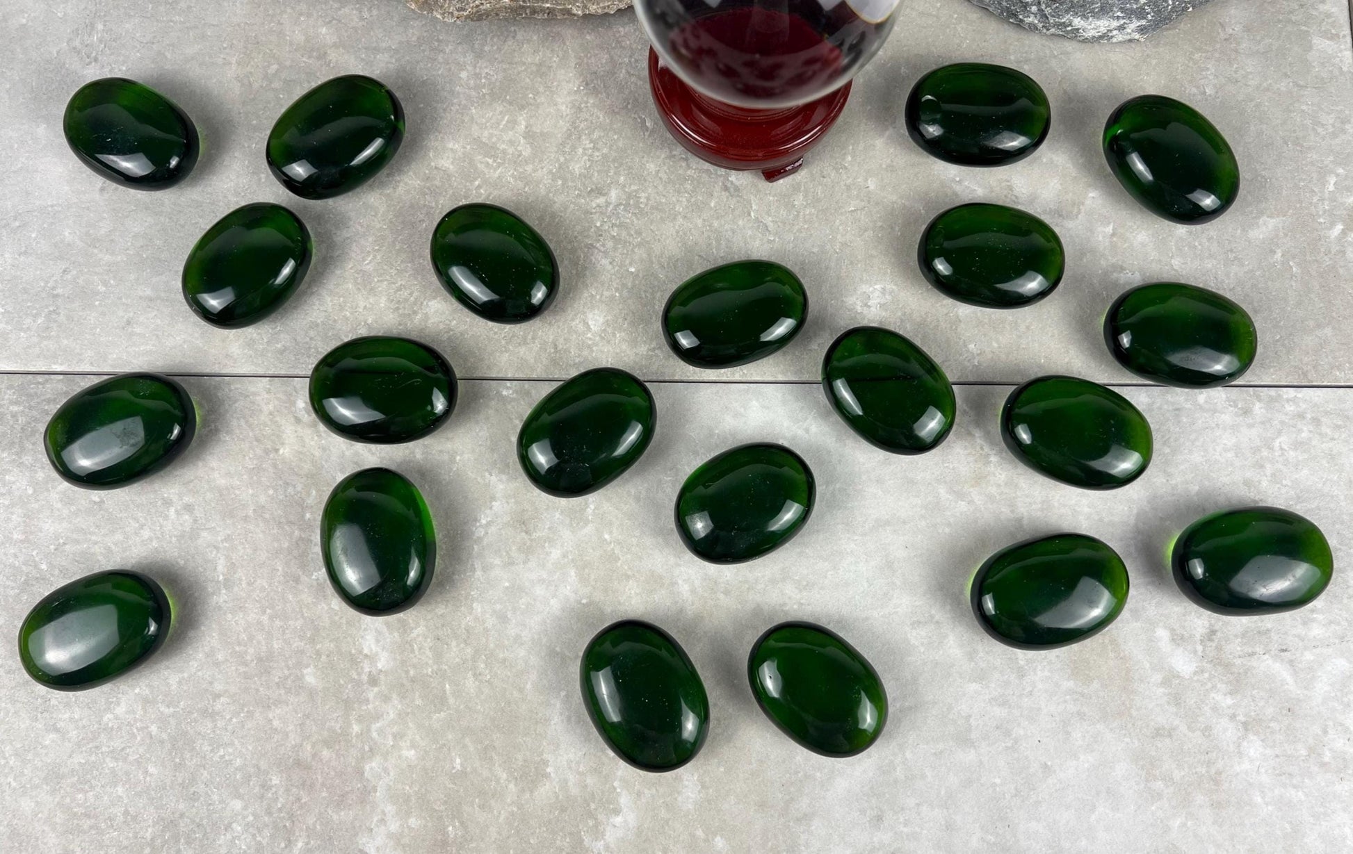 Prasiolite Smelting Quartz Custom Stone Anxiety Relief Meditation Stone Xmas Palm Gift Worry Anxiety Christmas Birthday Home Decor Xmas