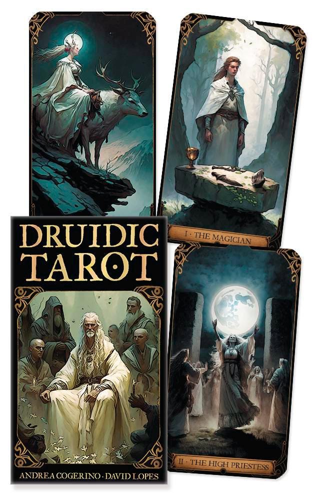 Druidic Tarot 78 Cards & Guidebook Collector Edition Original Authentic Fully Licensed