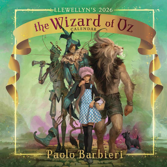 Llewellyn's 2026 Wizard of Oz Calendar Paolo Barbieri