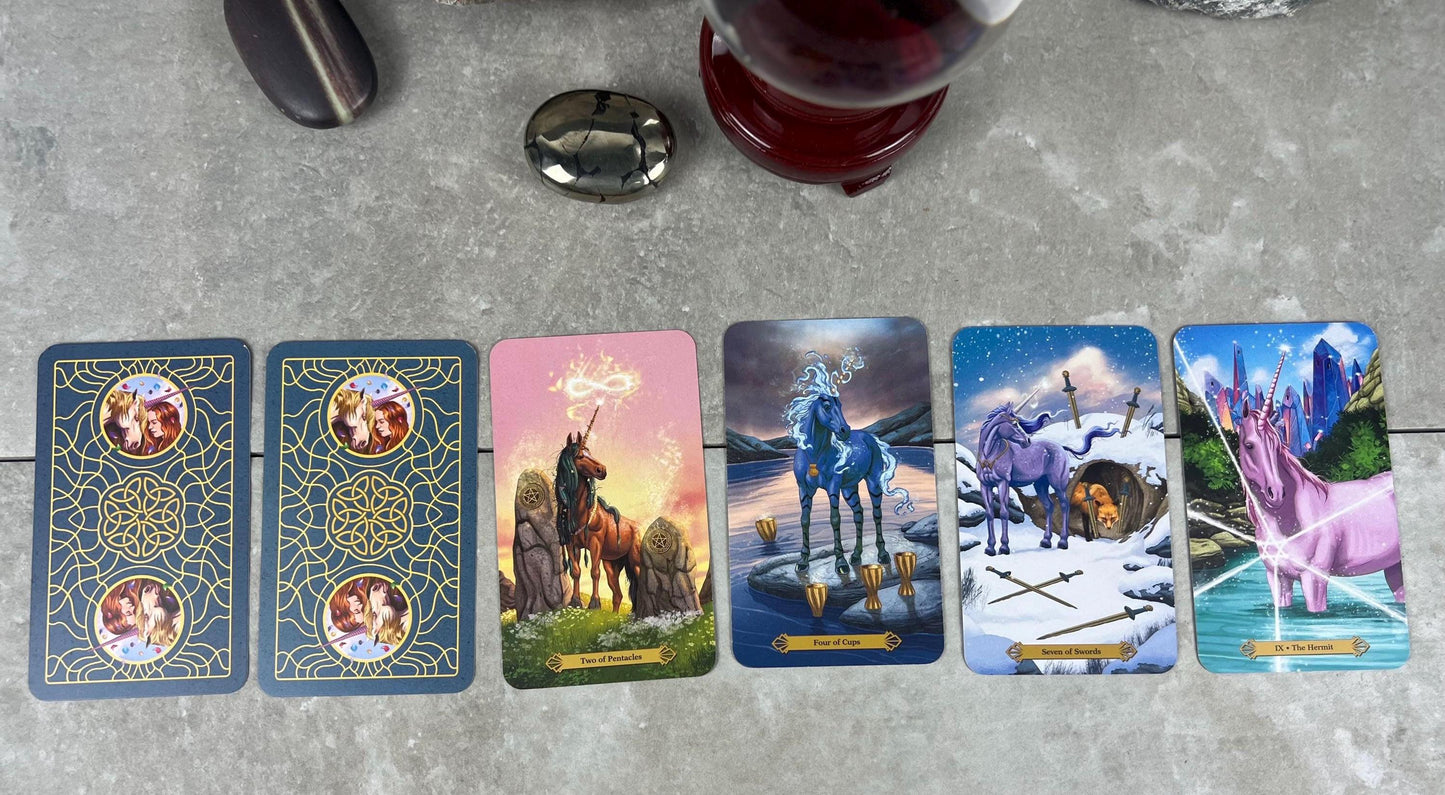 The Celestial Unicorn Tarot Deck and Guidebook Cards Fully Licensed and Original Inclusive Tarot Deck and Guidebook Special Commissioned