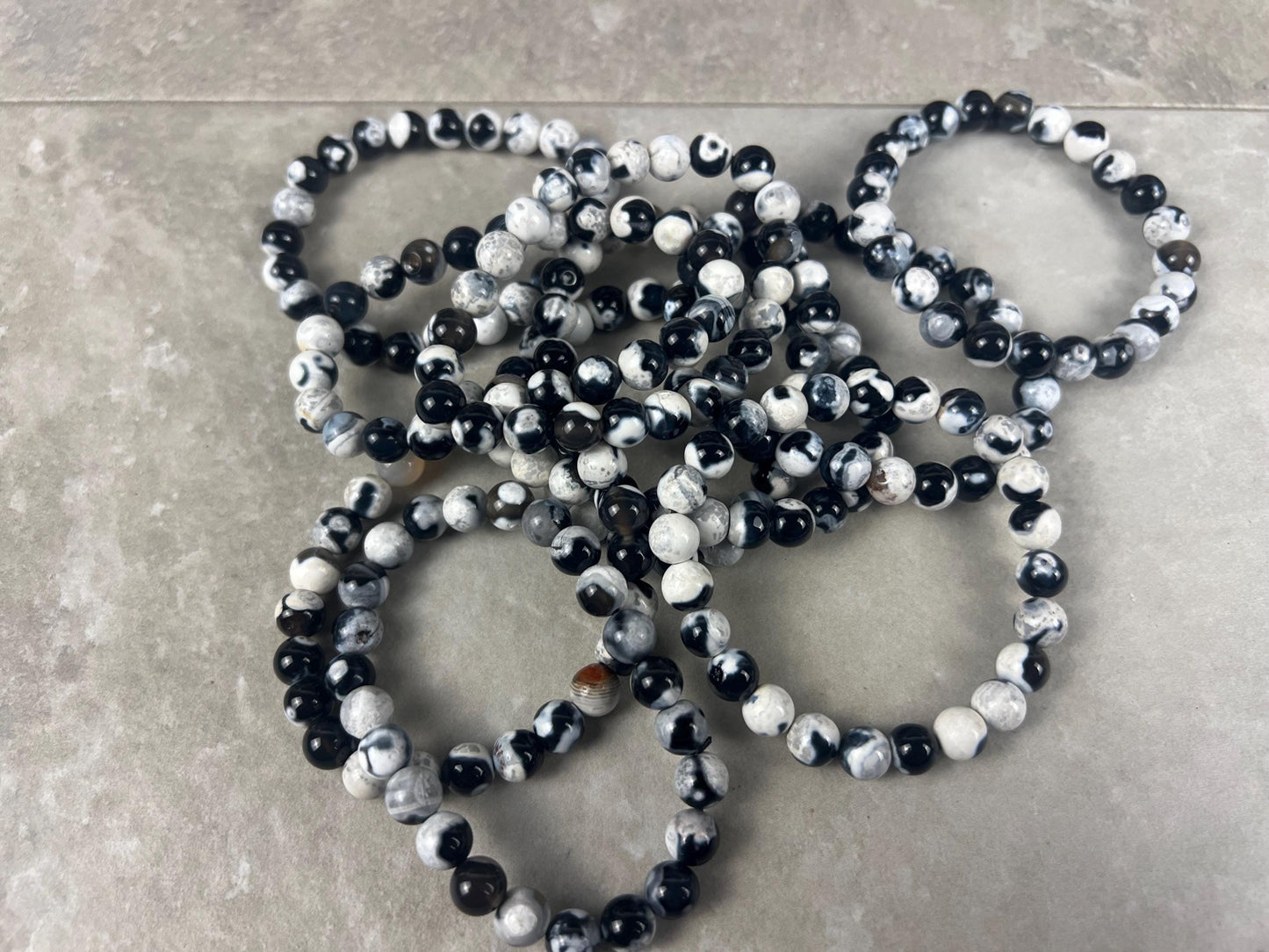 Natural Crystal Gemstone Bead Bracelet Unisex Healing Jewelry Bulk Buy Wholesale