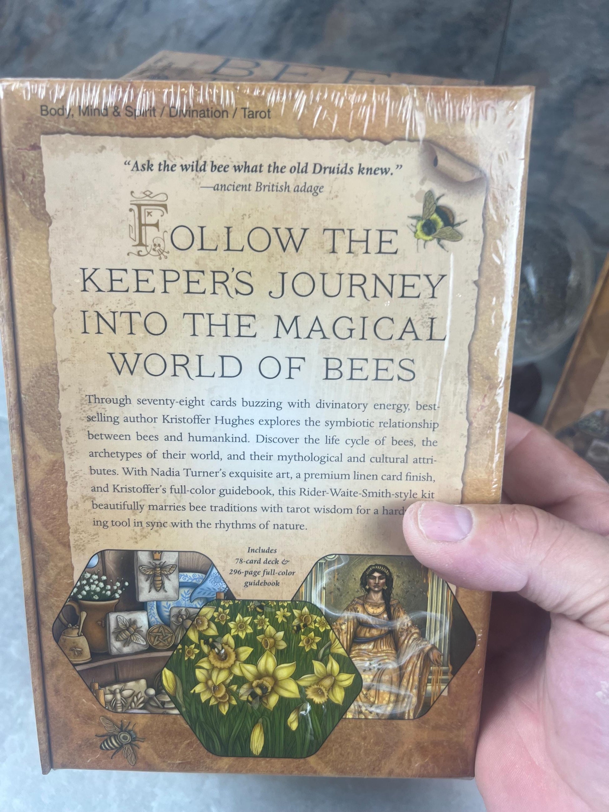 The Bee Tarot Original Fully Licensed Hughes and Turner Card Future Meditation Distraction Anxiety Fortune Christmas Xmas Gift Deck