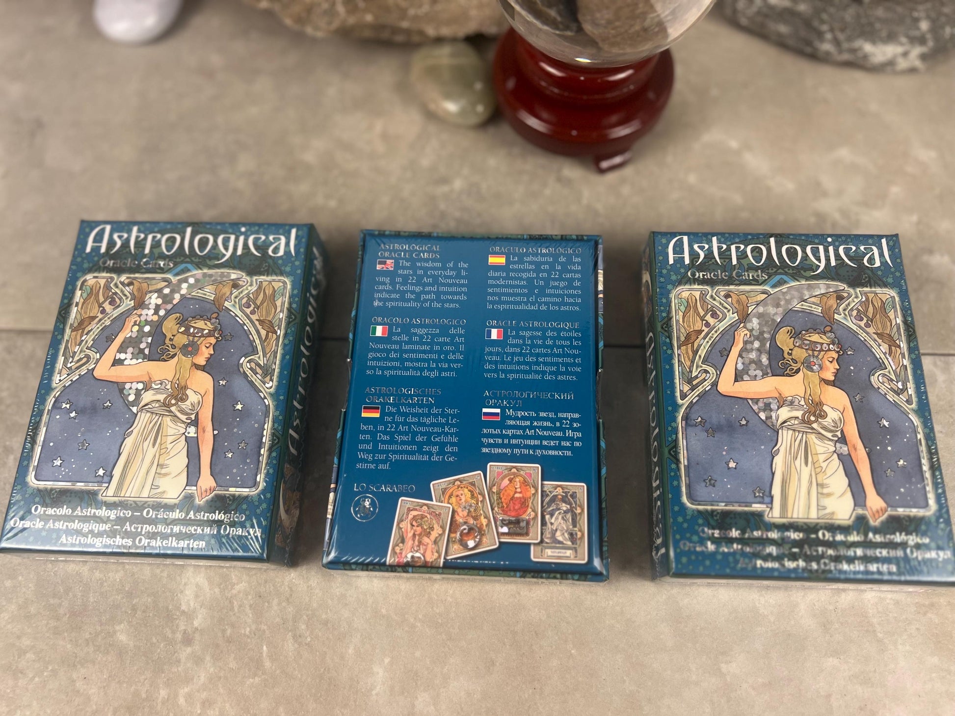 Astrological Oracle Cards Llewelyn Illustrated Guidebook & Cards Birthday Tarot Deck Christmas Xmas