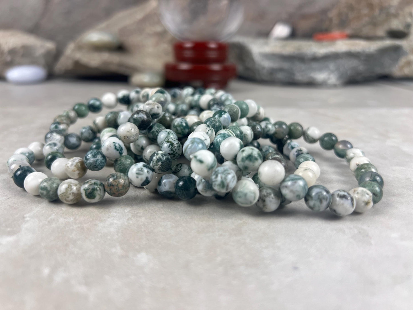 Natural Crystal Gemstone Bead Bracelet Unisex Healing Jewelry Bulk Buy Wholesale