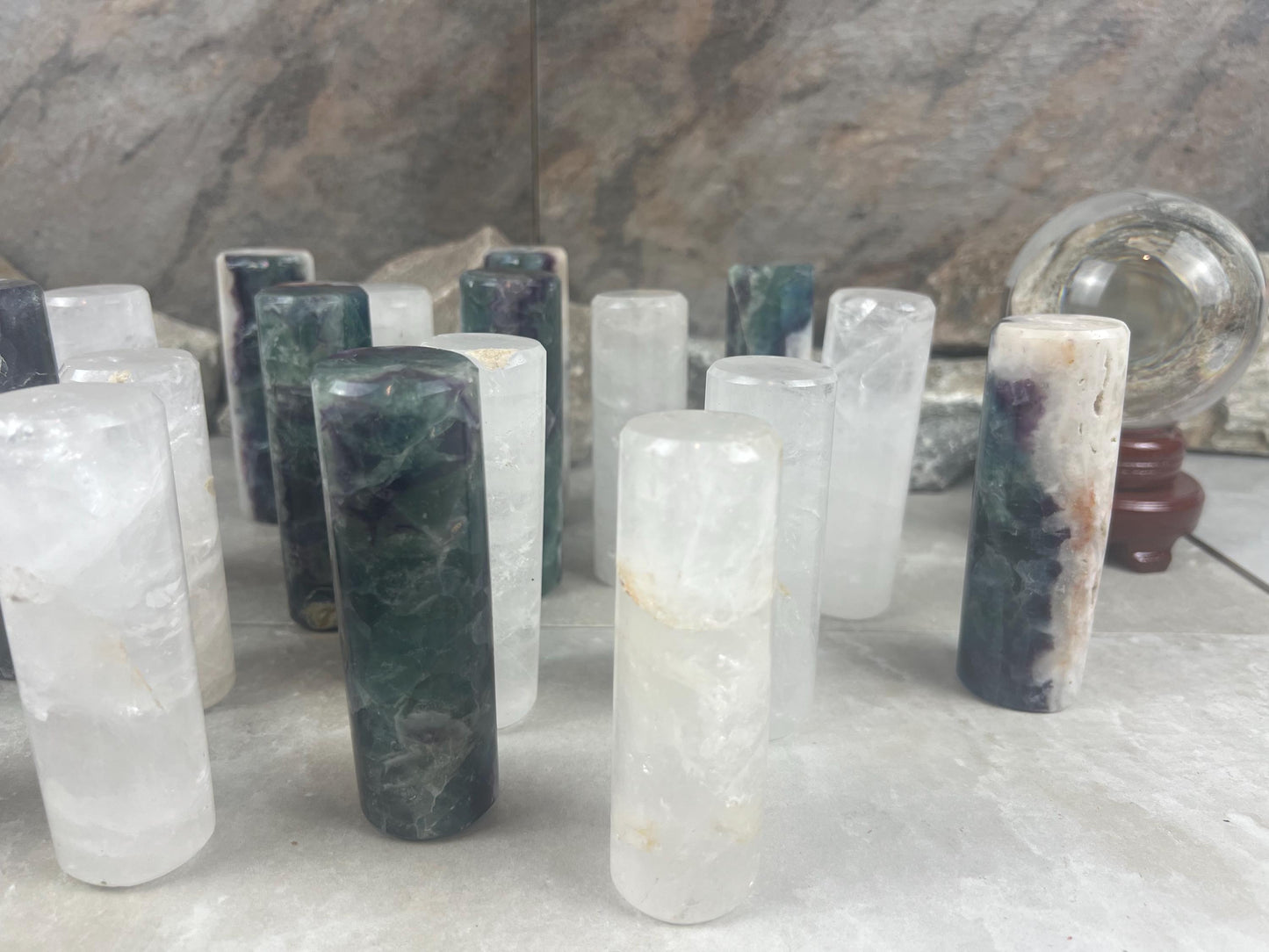 Greenland Silasumik Quartz Crystal Rods for Focus Anxiety Meditation Christmas Birthday Gift